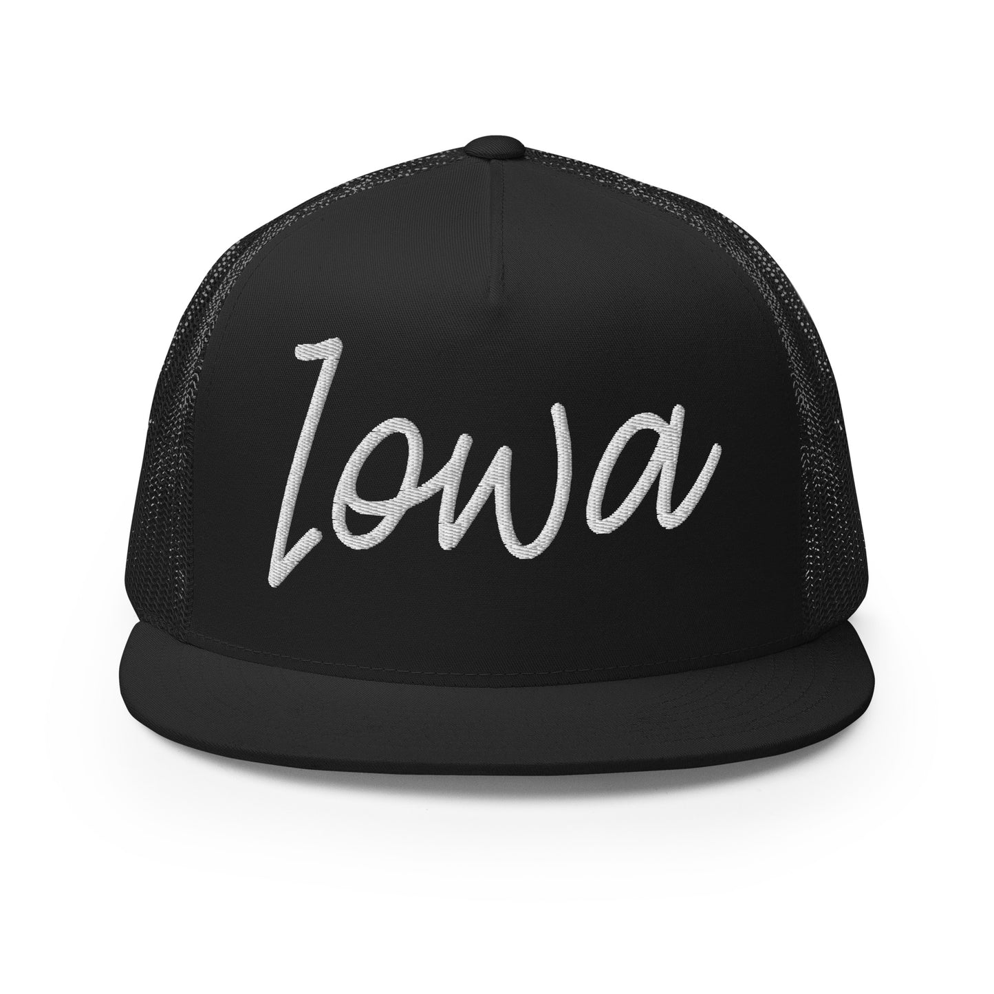 Iowa Retro Script High 5 Panel A-Frame Snapback Trucker Hat