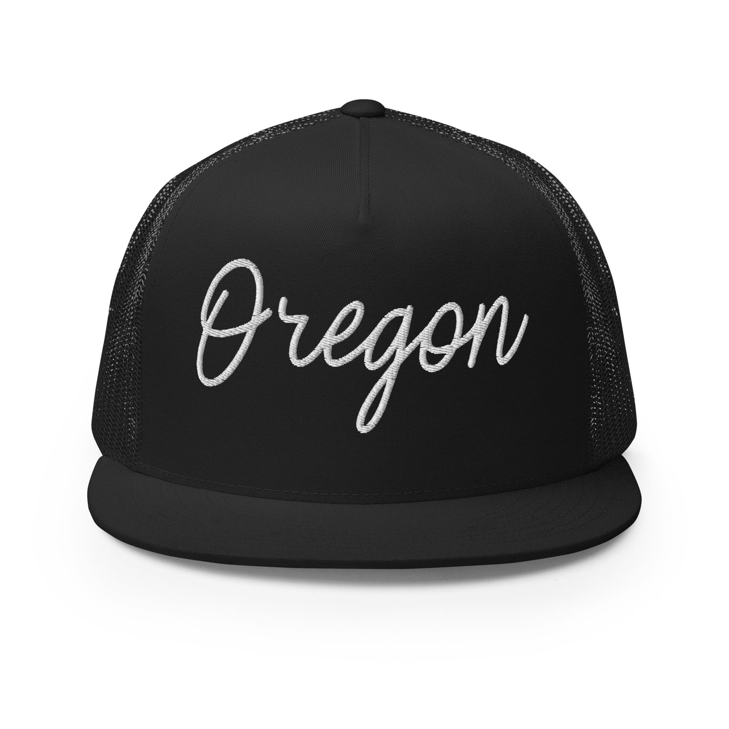 Oregon Retro Script High 5 Panel A-Frame Snapback Trucker Hat