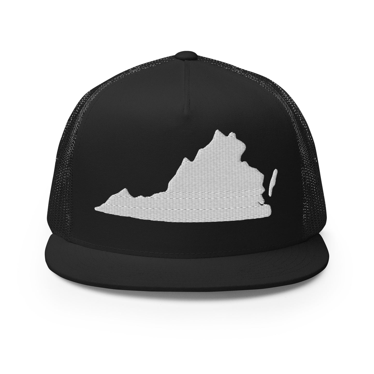 Virginia State Silhouette High 5 Panel A-Frame Snapback Trucker Hat