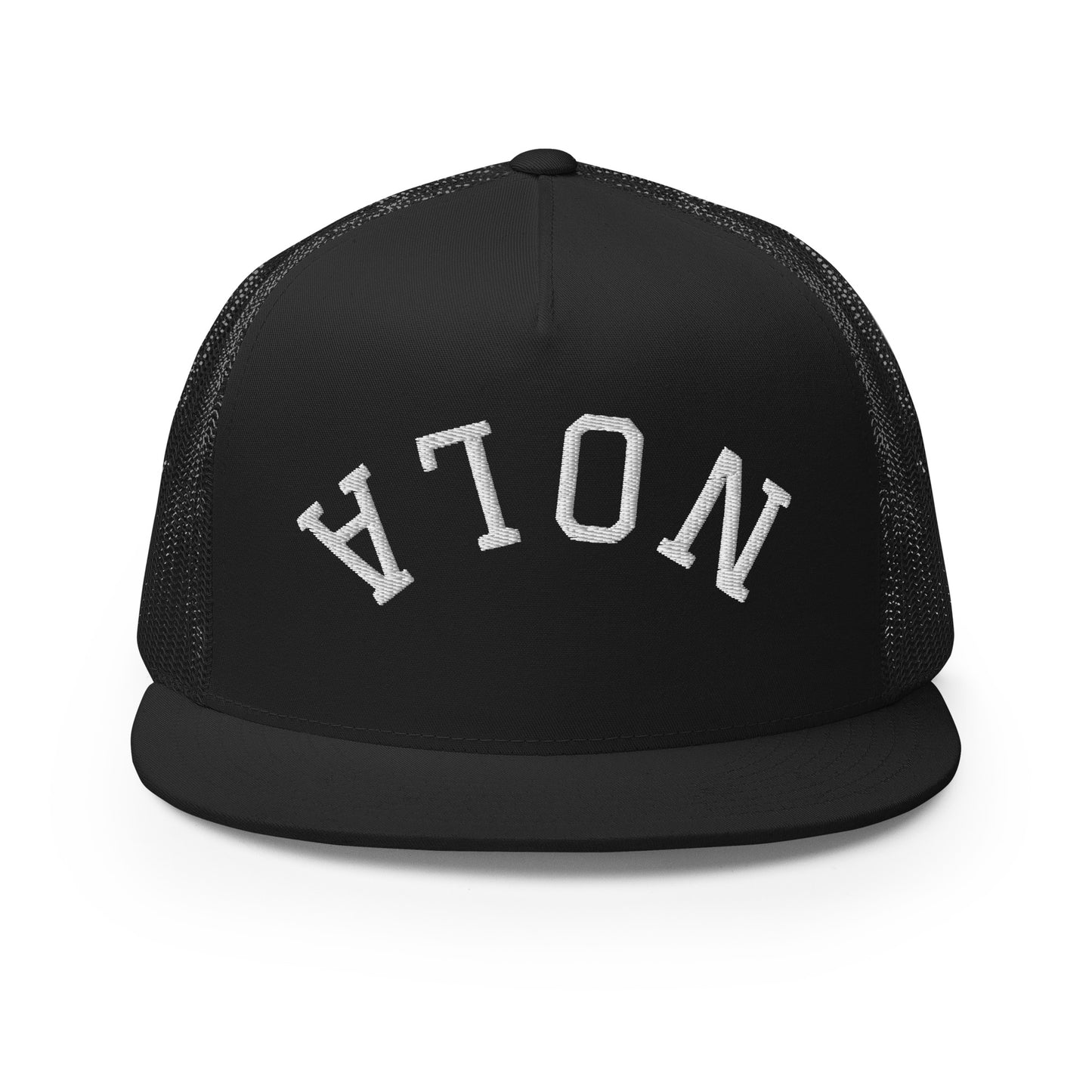 New Orleans Upside Down Arch High 5 Panel A-Frame Snapback Trucker Hat