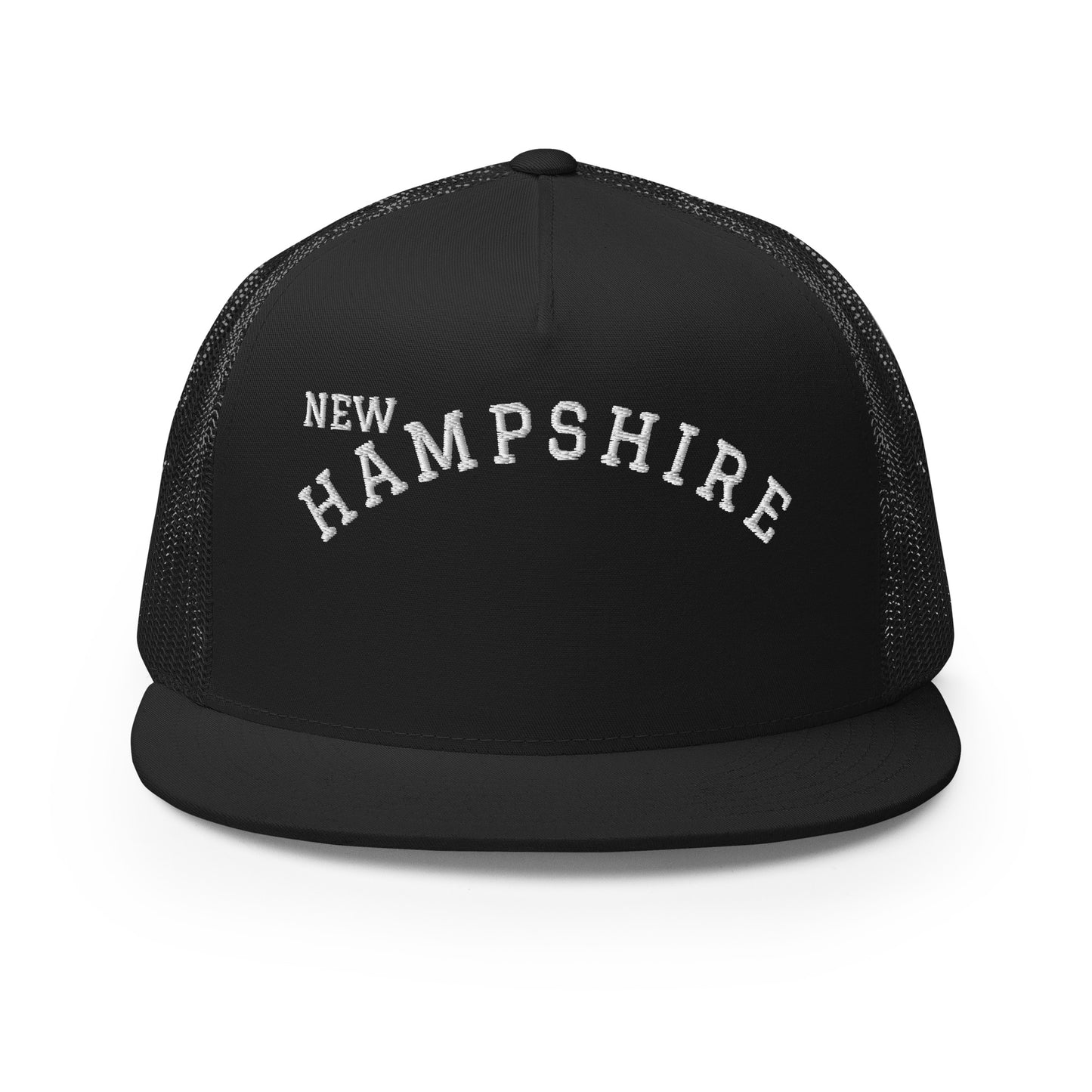 New Hampshire Arch High 5 Panel A-Frame Snapback Trucker Hat