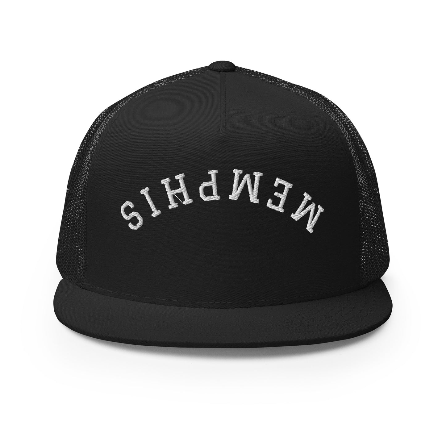 Memphis Upside Down Arch High 5 Panel A-Frame Snapback Trucker Hat