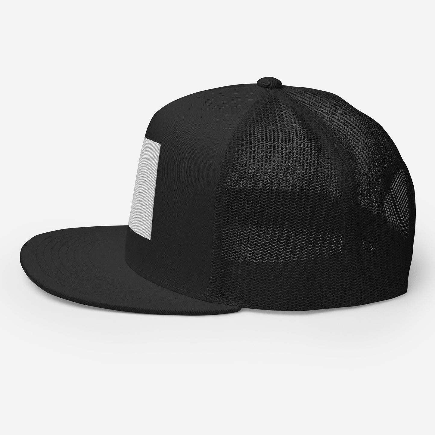 Wyoming State Silhouette High 5 Panel A-Frame Snapback Trucker Hat