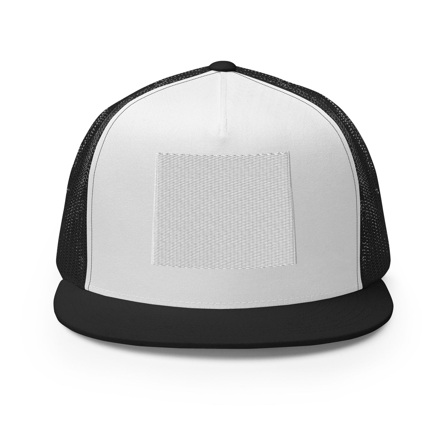 Wyoming State Silhouette High 5 Panel A-Frame Snapback Trucker Hat