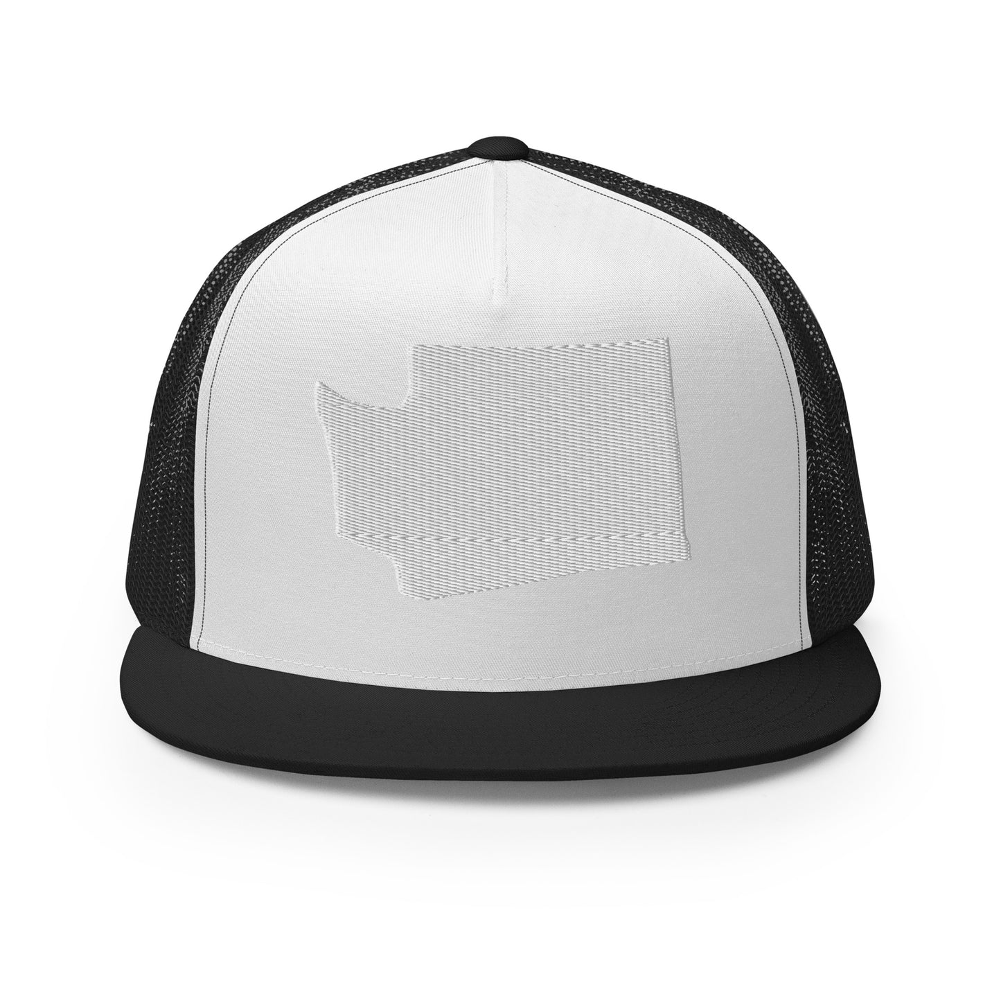 Washington State Silhouette High 5 Panel A-Frame Snapback Trucker Hat