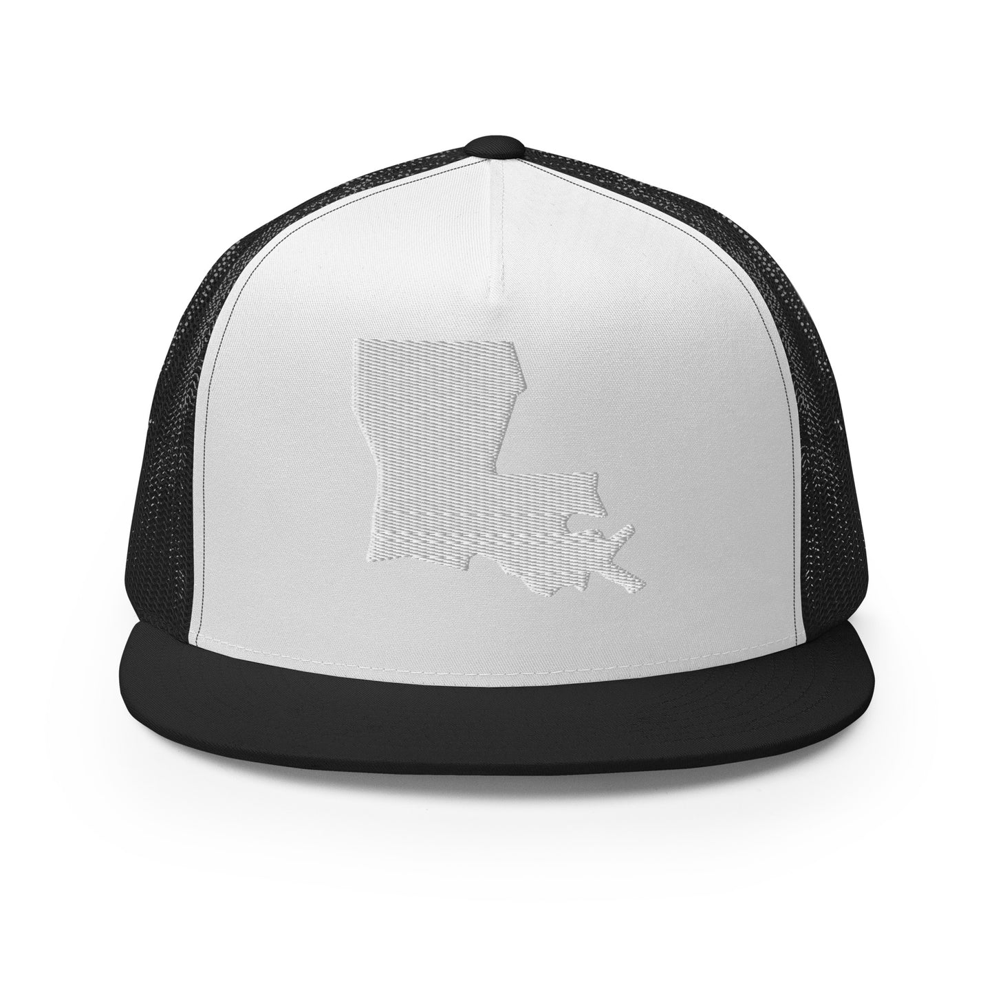 Louisiana State Silhouette High 5 Panel A-Frame Snapback Trucker Hat