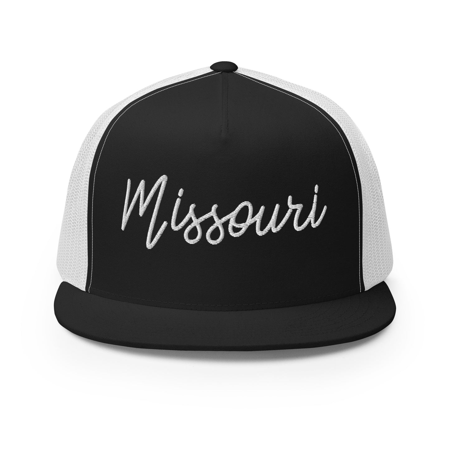 Missouri Retro Script High 5 Panel A-Frame Snapback Trucker Hat