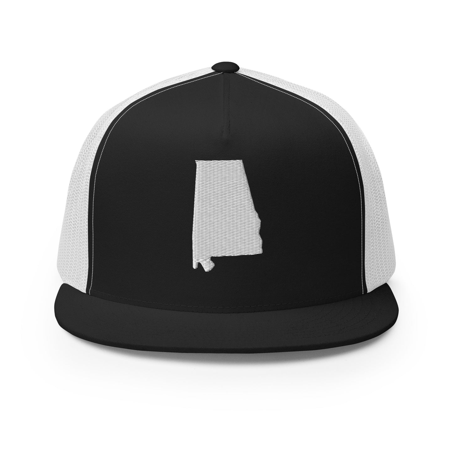 Alabama State Silhouette High 5 Panel A-Frame Snapback Trucker Hat