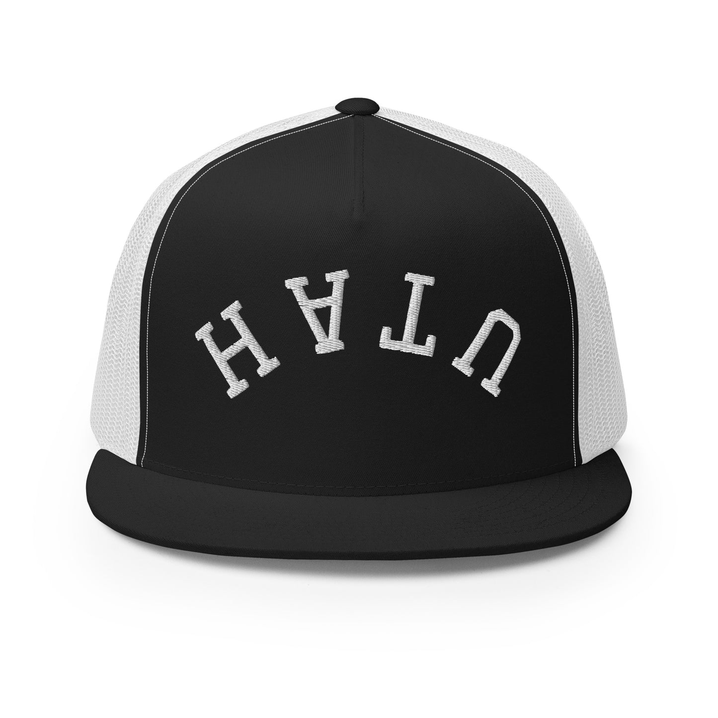 Utah Upside Down Arch High 5 Panel A-Frame Snapback Trucker Hat