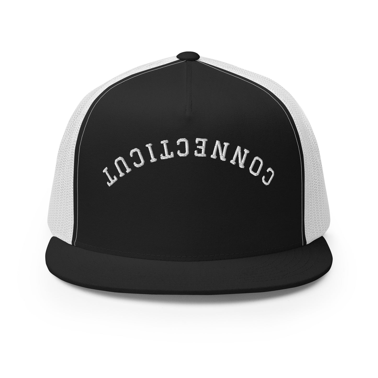 Connecticut Upside Down Arch High 5 Panel A-Frame Snapback Trucker Hat