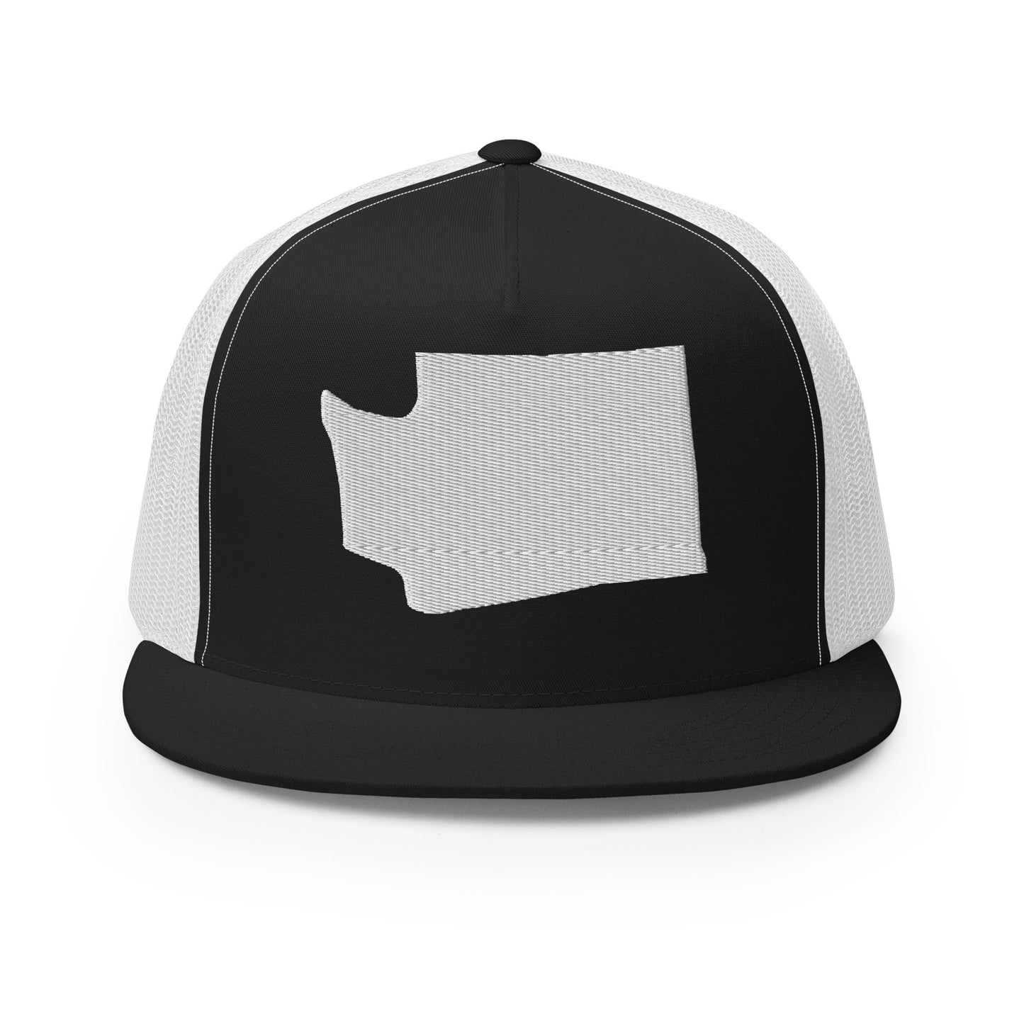 Washington State Silhouette High 5 Panel A-Frame Snapback Trucker Hat