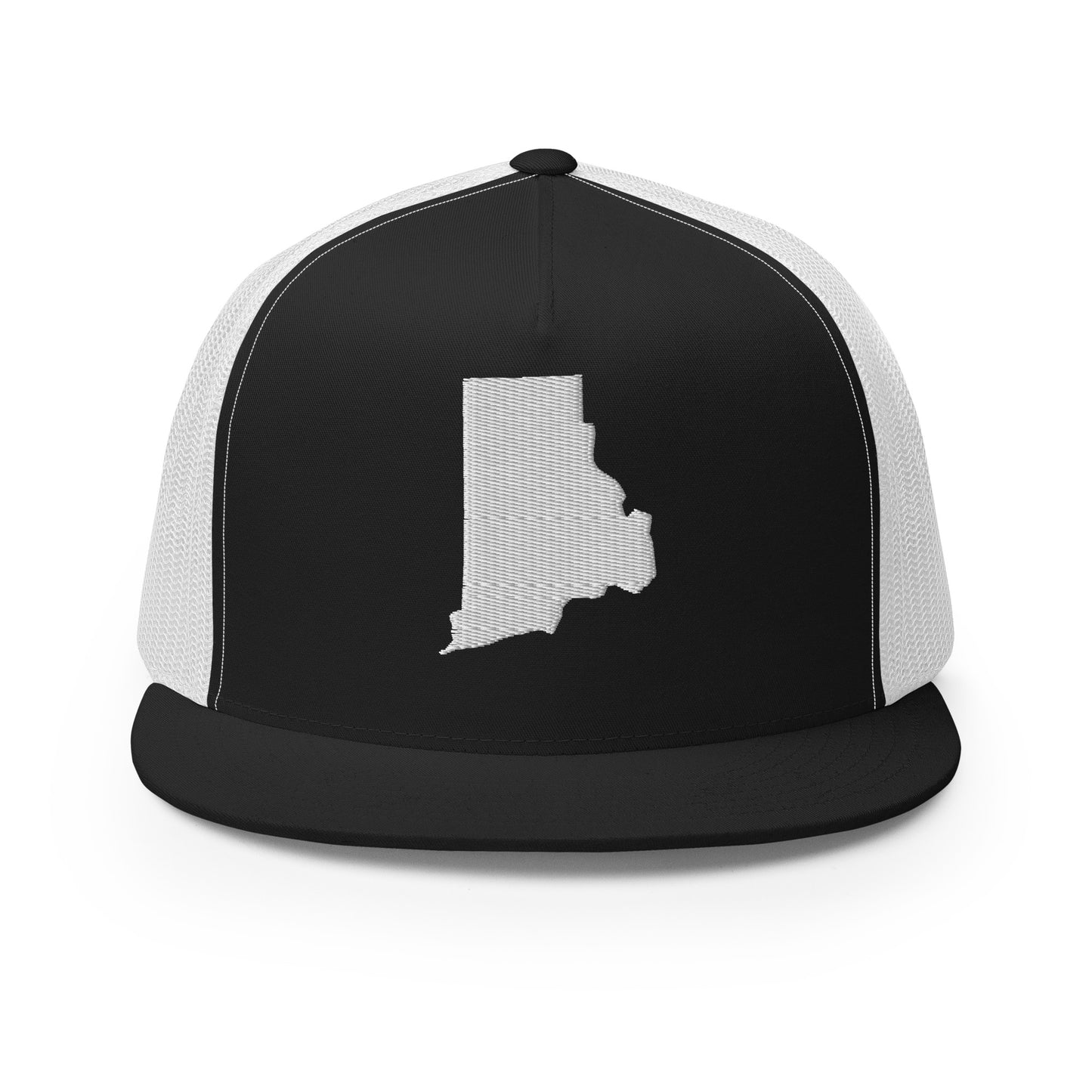 Rhode Island State Silhouette High 5 Panel A-Frame Snapback Trucker Hat