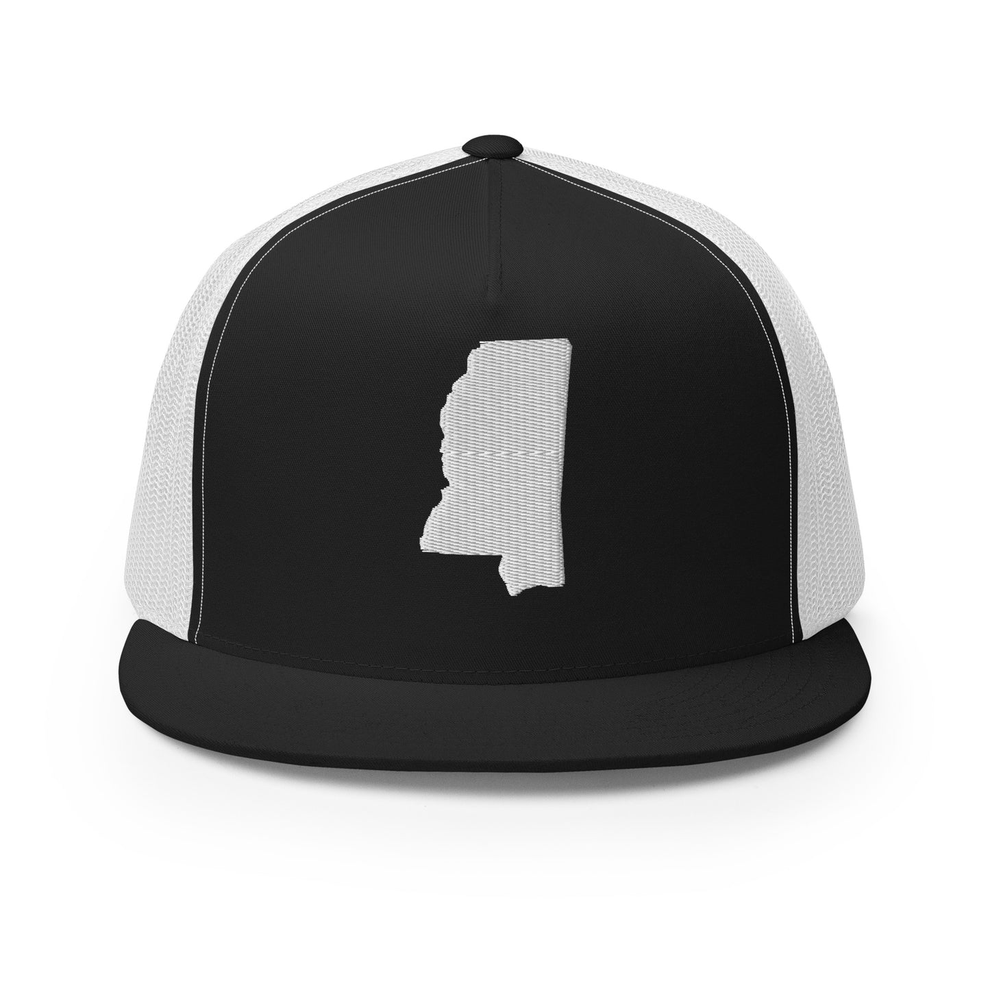 Mississippi State Silhouette High 5 Panel A-Frame Snapback Trucker Hat