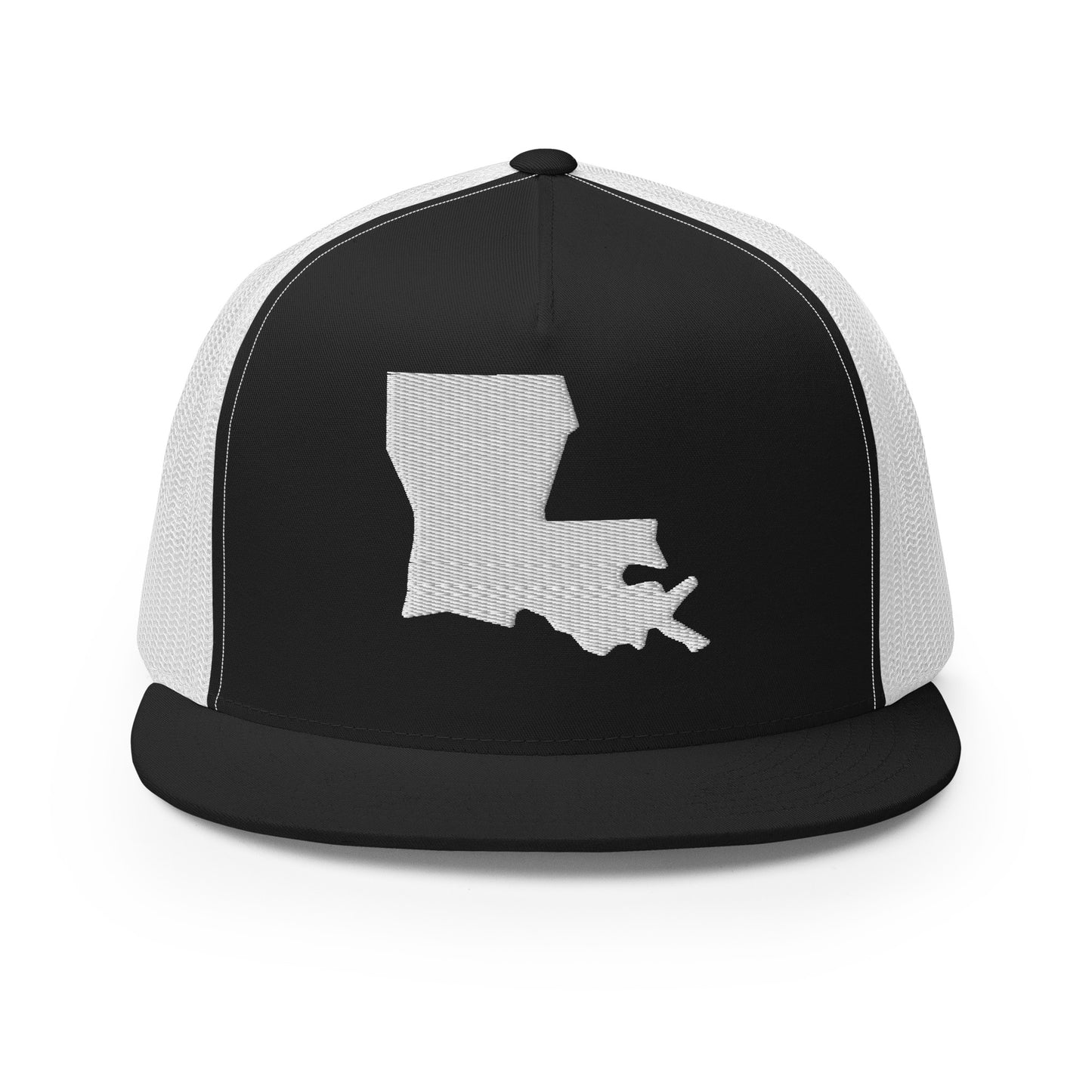 Louisiana State Silhouette High 5 Panel A-Frame Snapback Trucker Hat
