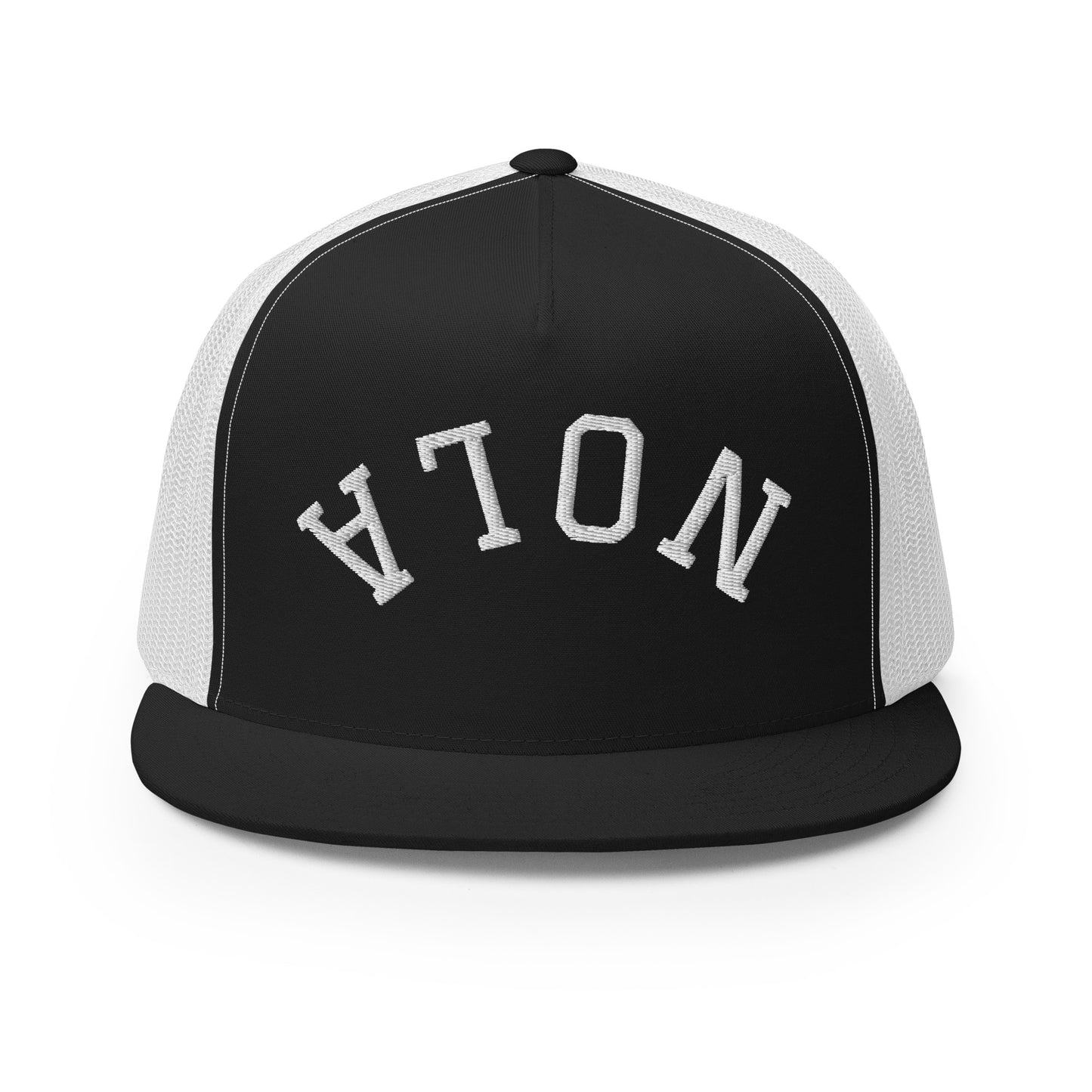 New Orleans Upside Down Arch High 5 Panel A-Frame Snapback Trucker Hat