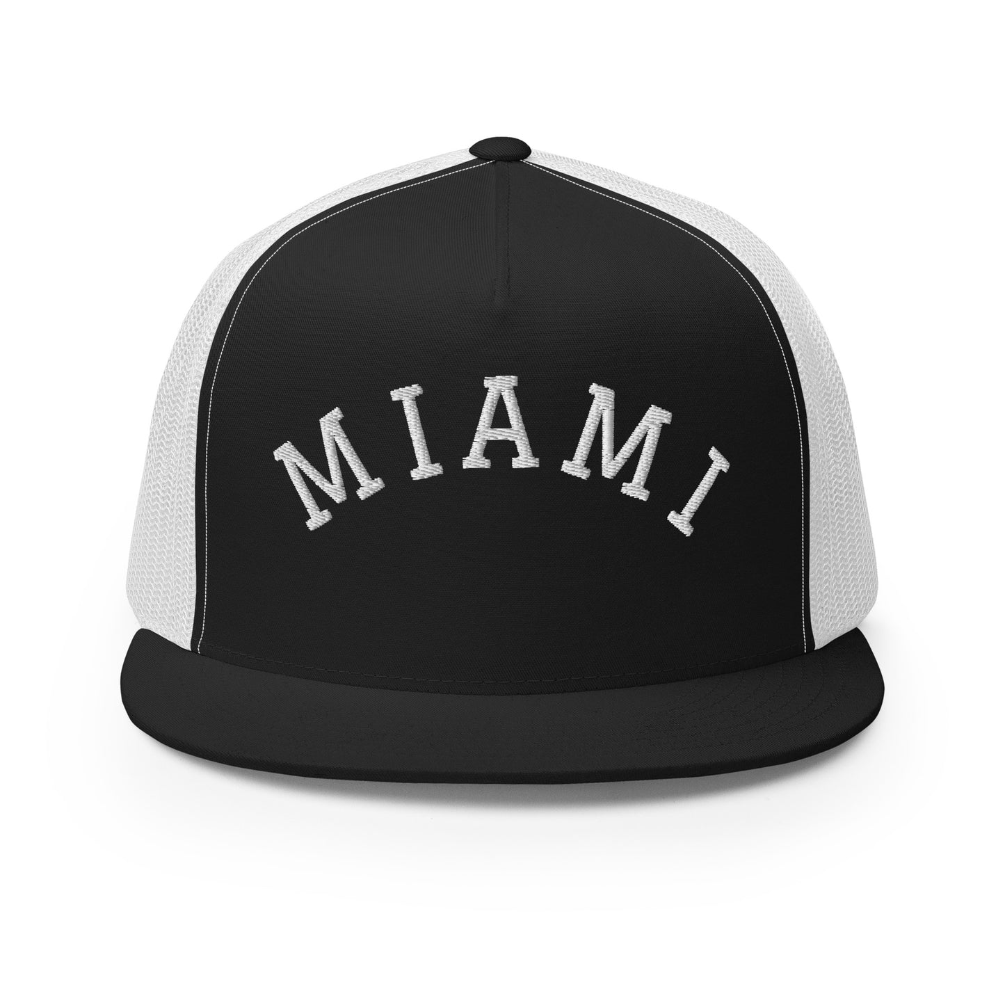 Miami Arch High 5 Panel A-Frame Snapback Trucker Hat