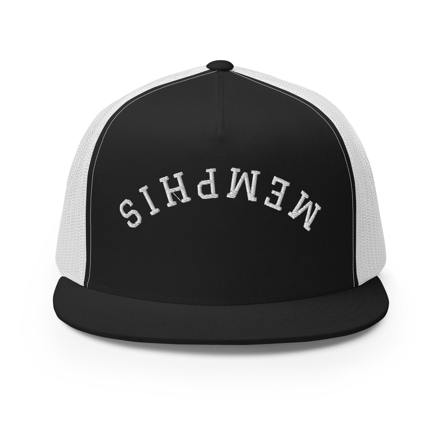 Memphis Upside Down Arch High 5 Panel A-Frame Snapback Trucker Hat