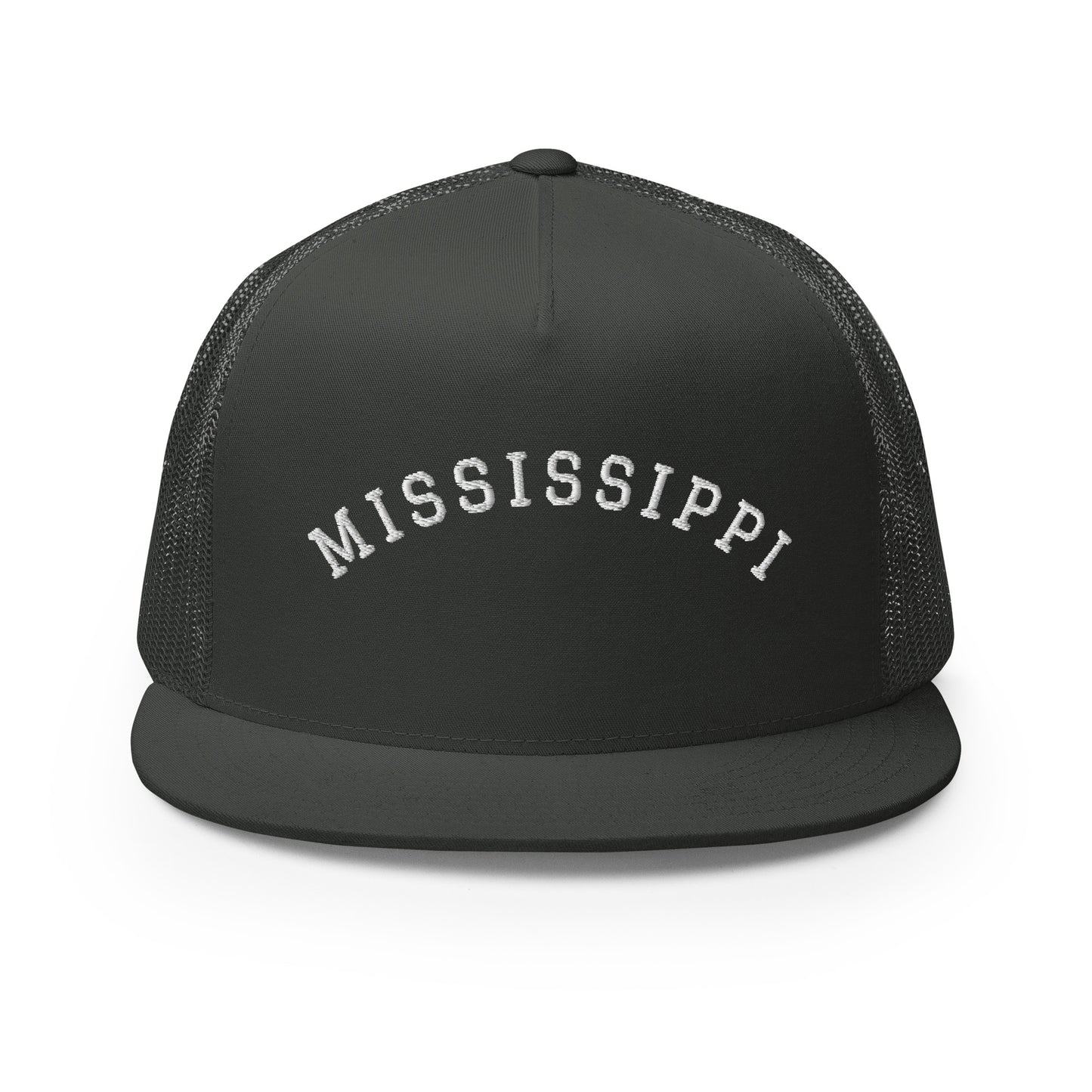 Mississippi Arch High 5 Panel A-Frame Snapback Trucker Hat