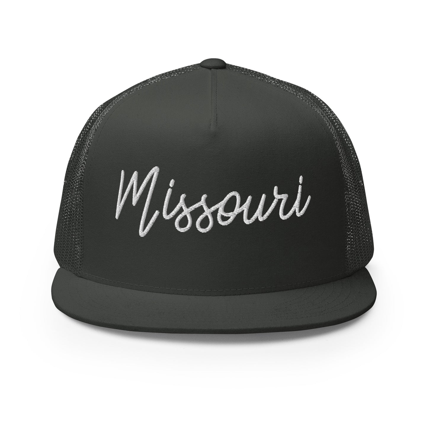 Missouri Retro Script High 5 Panel A-Frame Snapback Trucker Hat