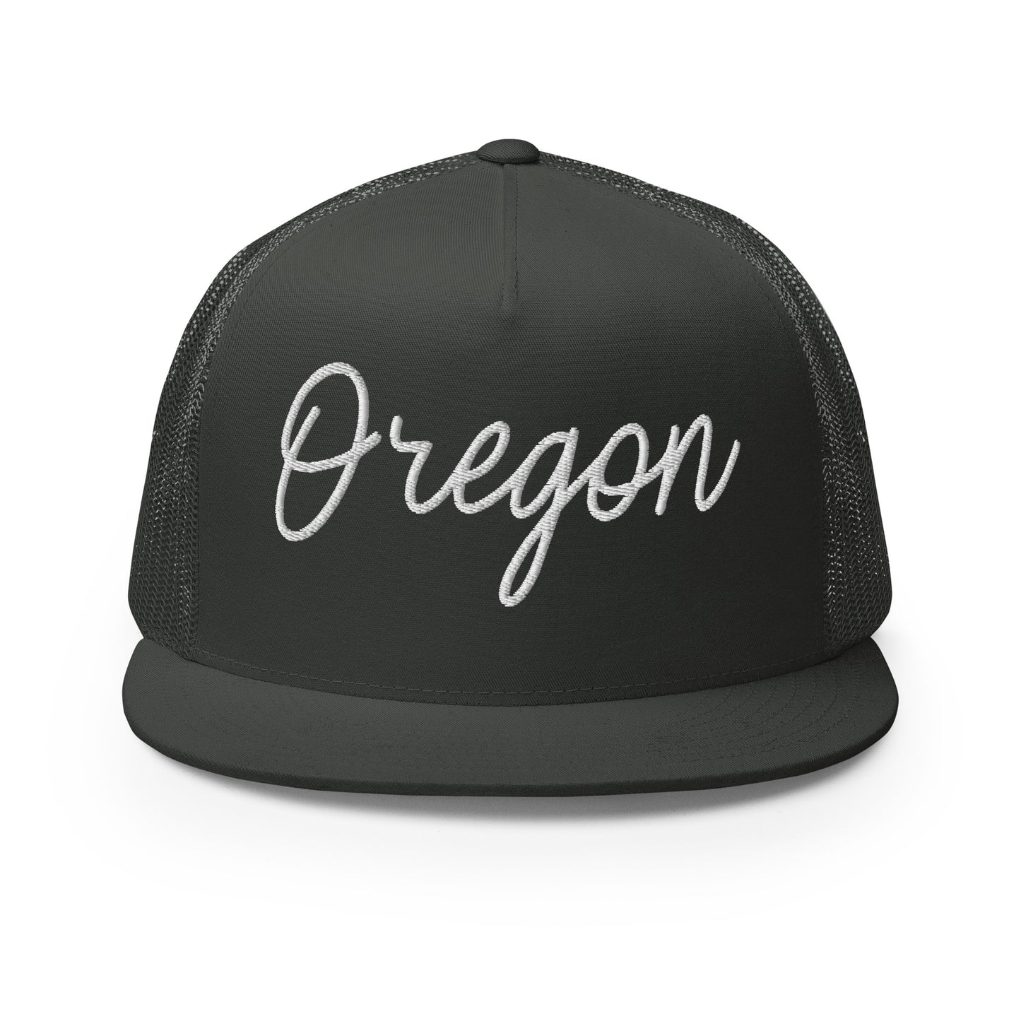 Oregon Retro Script High 5 Panel A-Frame Snapback Trucker Hat