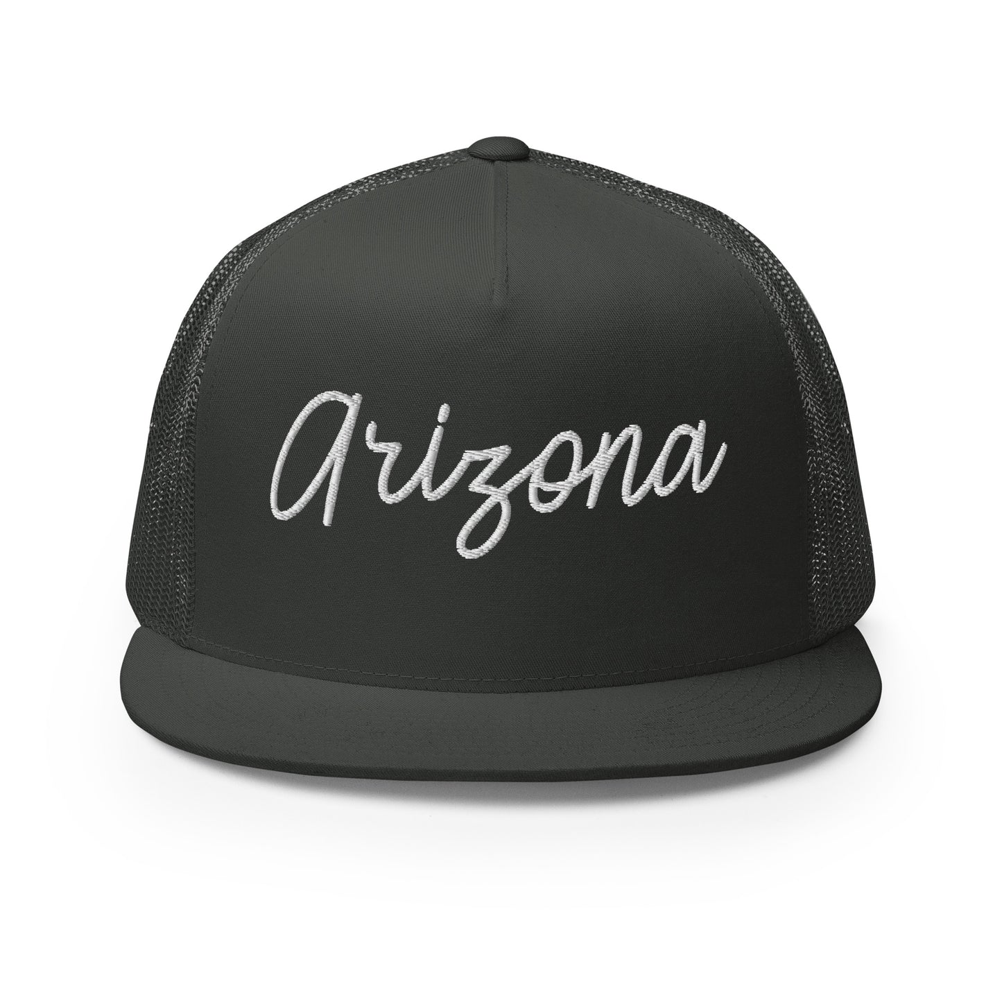 Arizona Retro Script High 5 Panel A-Frame Snapback Trucker Hat