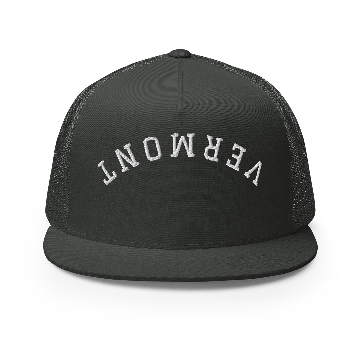 Vermont Upside Down Arch High 5 Panel A-Frame Snapback Trucker Hat