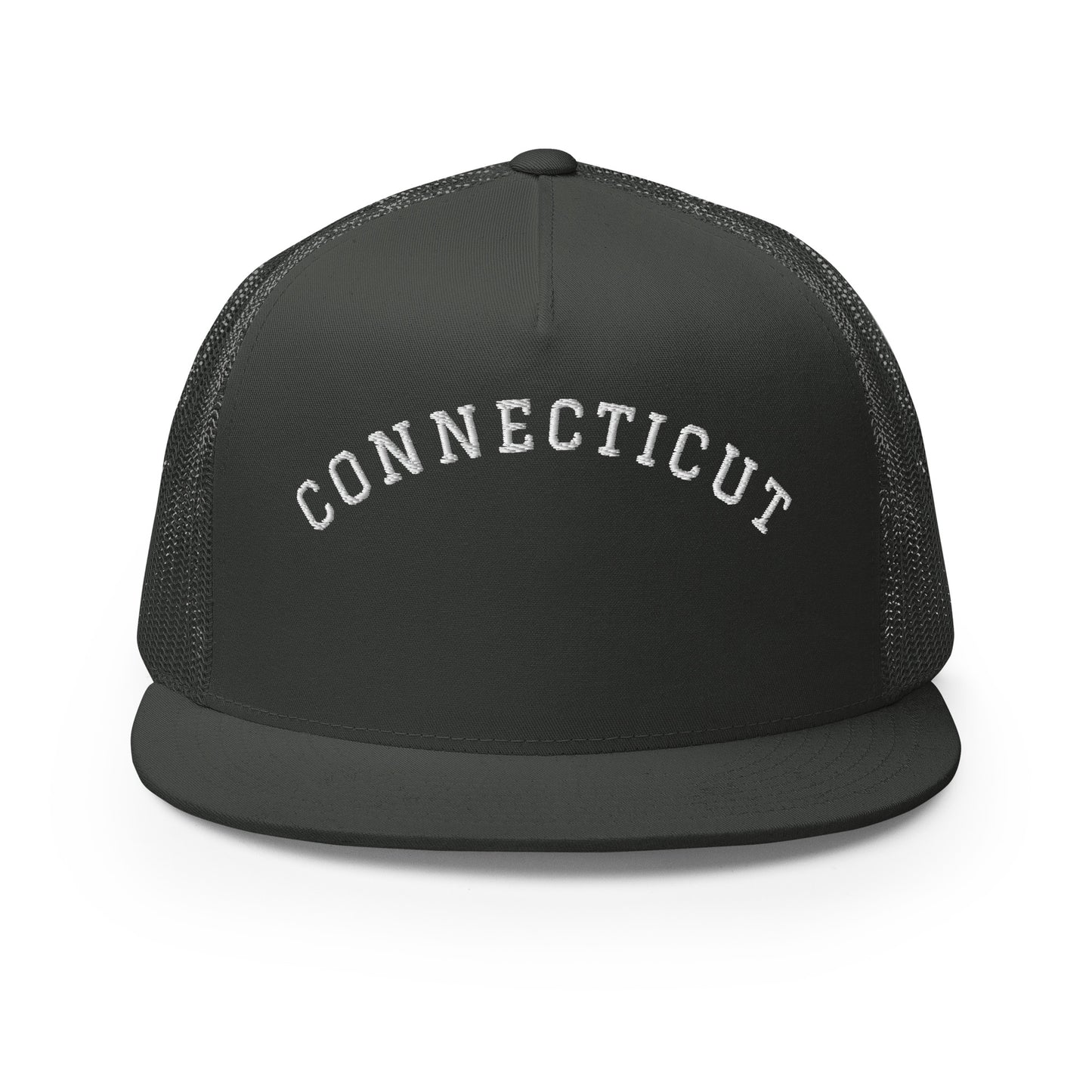 Connecticut Arch High 5 Panel A-Frame Snapback Trucker Hat