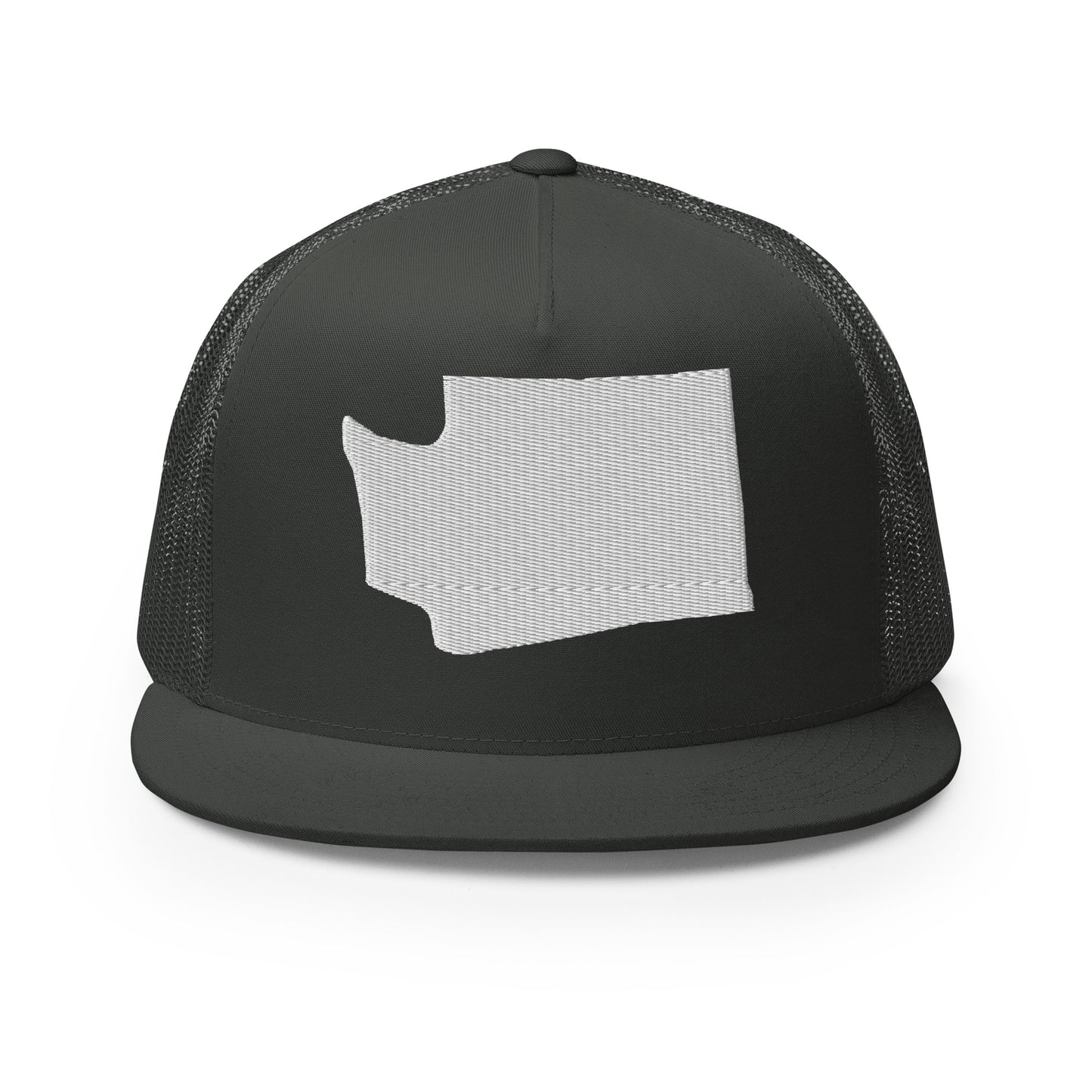 Washington State Silhouette High 5 Panel A-Frame Snapback Trucker Hat