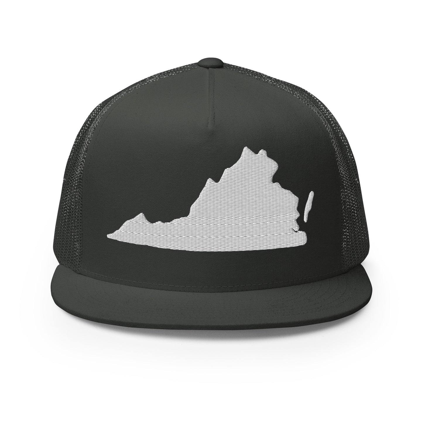 Virginia State Silhouette High 5 Panel A-Frame Snapback Trucker Hat