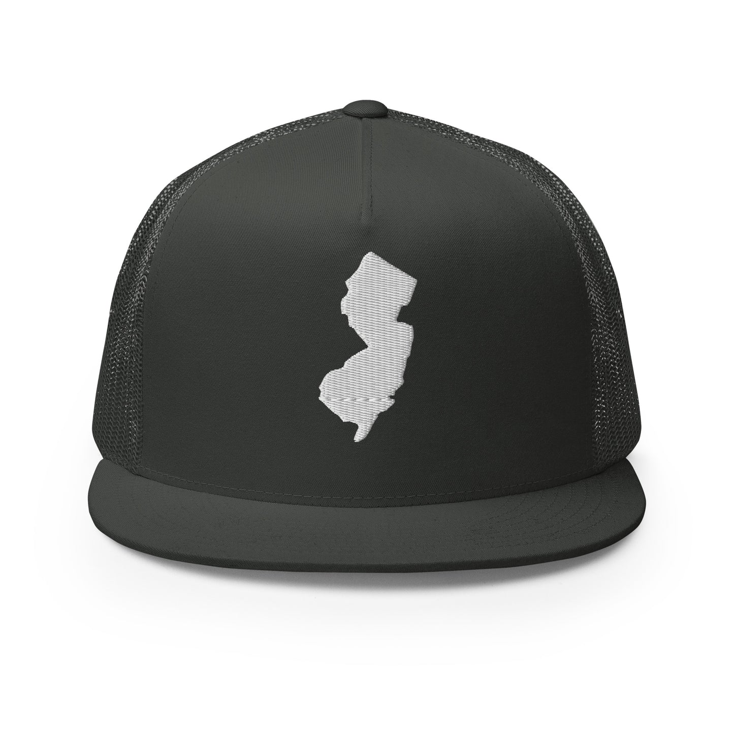 New Jersey State Silhouette High 5 Panel A-Frame Snapback Trucker Hat