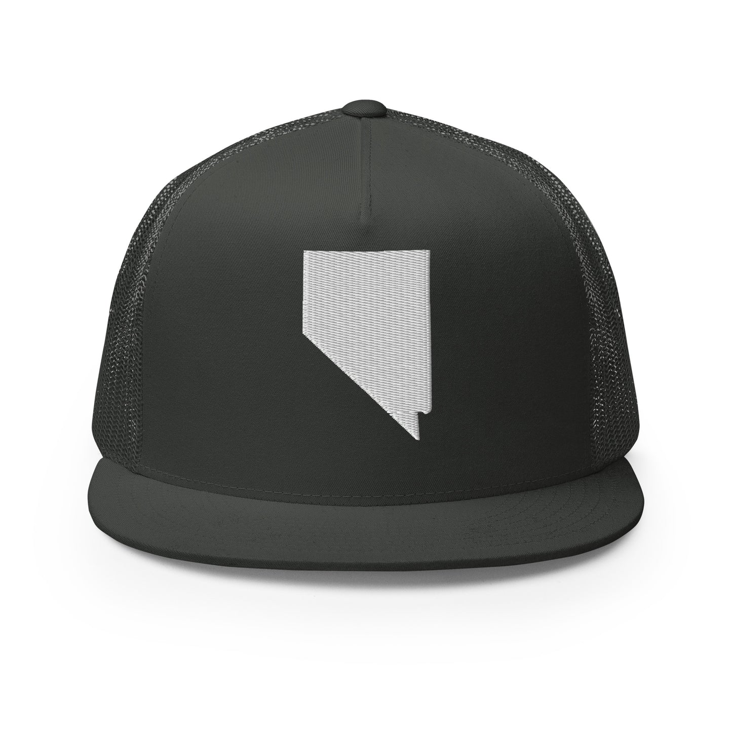 Nevada State Silhouette High 5 Panel A-Frame Snapback Trucker Hat