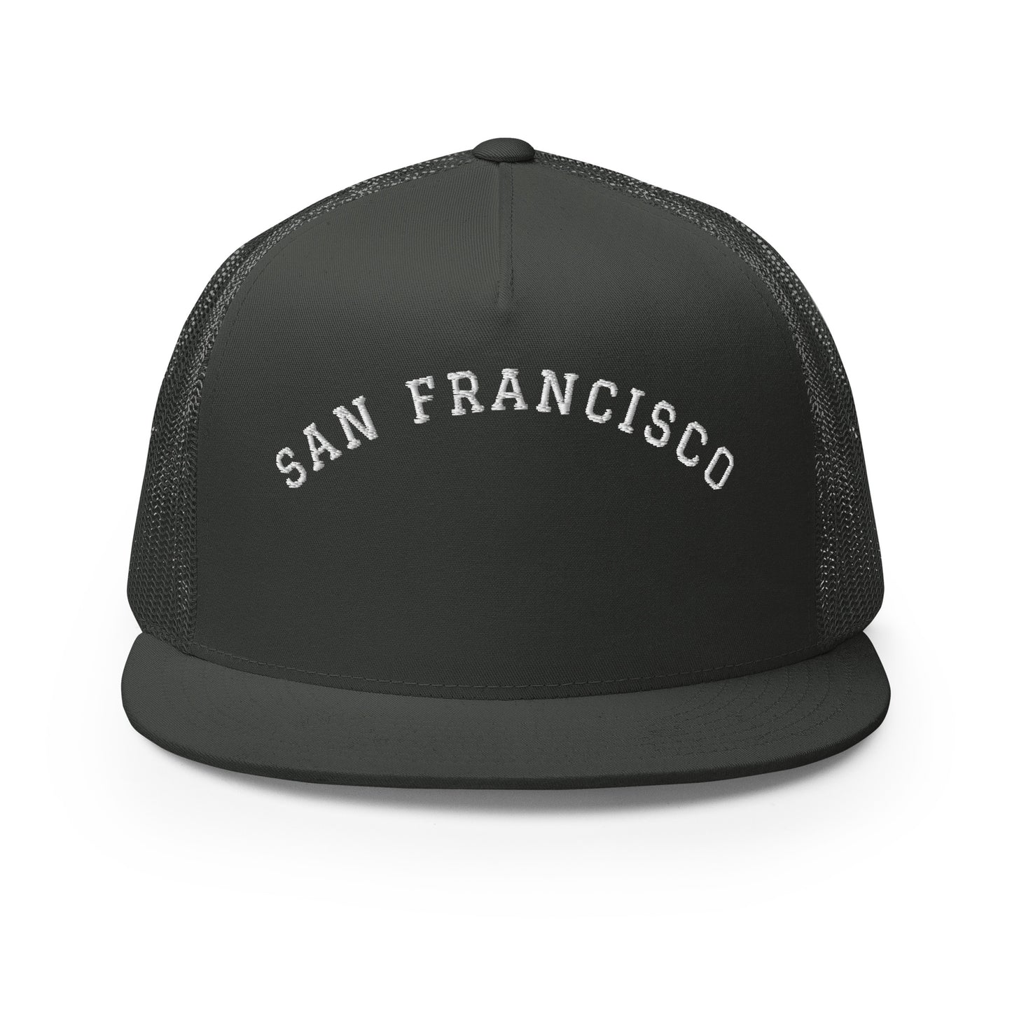 San Francisco Arch High 5 Panel A-Frame Snapback Trucker Hat