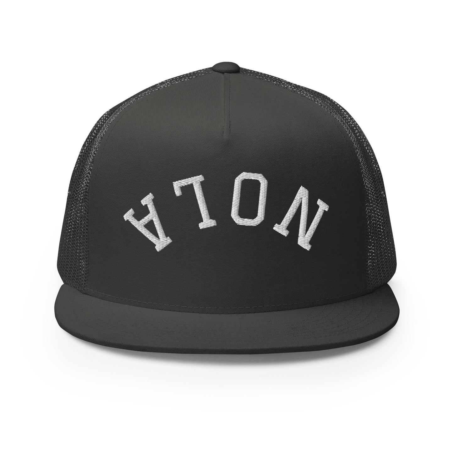 New Orleans Upside Down Arch High 5 Panel A-Frame Snapback Trucker Hat