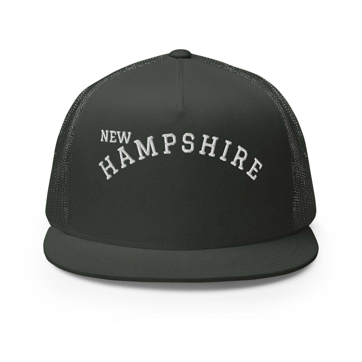 New Hampshire Arch High 5 Panel A-Frame Snapback Trucker Hat