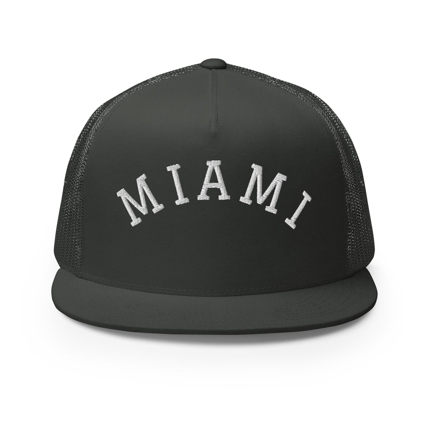 Miami Arch High 5 Panel A-Frame Snapback Trucker Hat