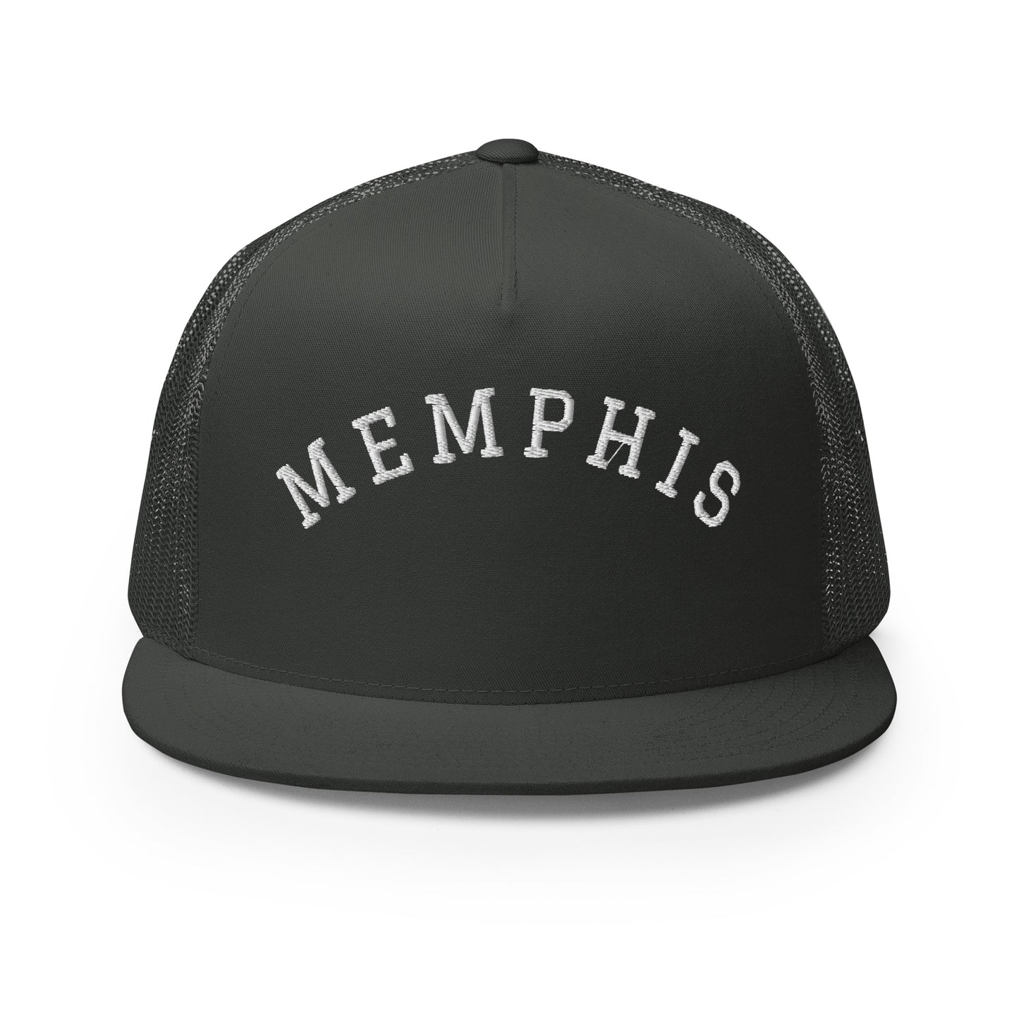 Memphis Arch High 5 Panel A-Frame Snapback Trucker Hat