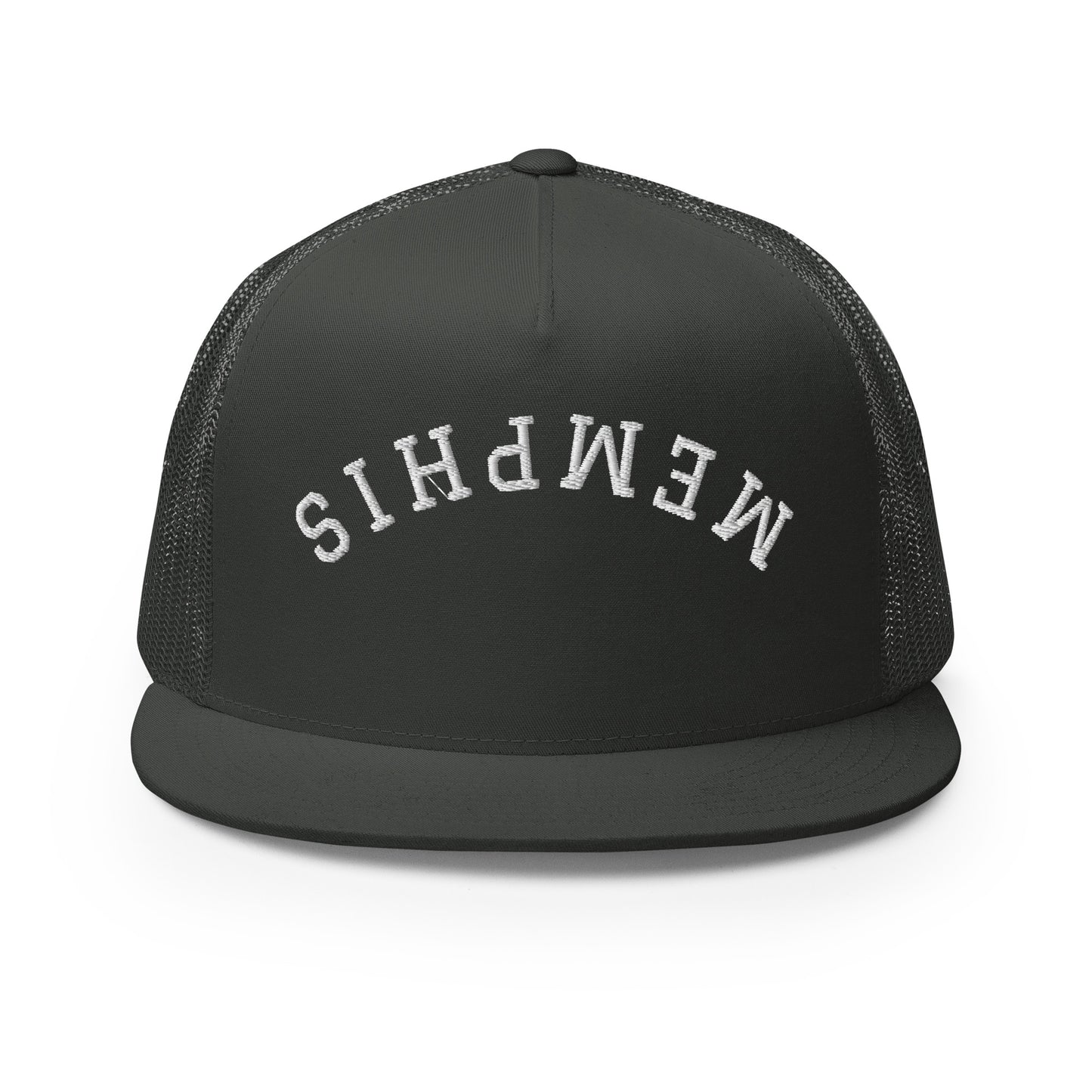 Memphis Upside Down Arch High 5 Panel A-Frame Snapback Trucker Hat