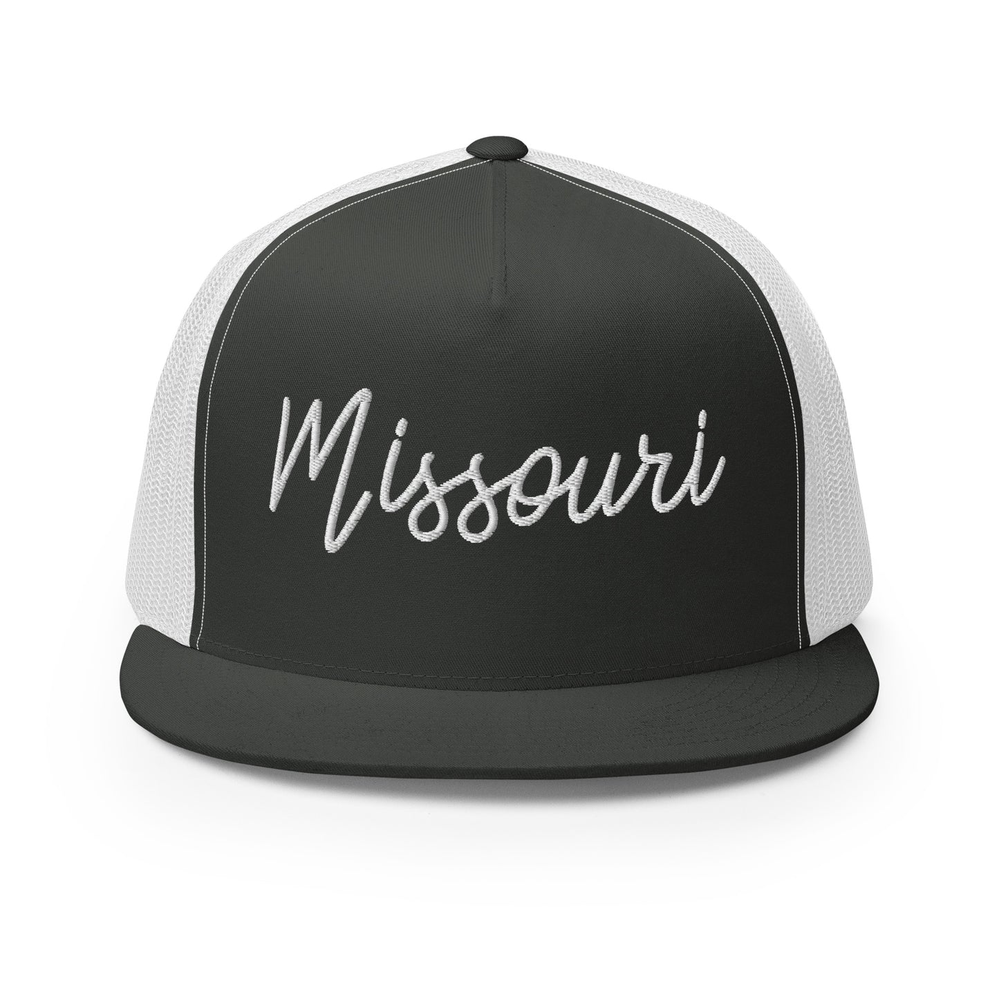 Missouri Retro Script High 5 Panel A-Frame Snapback Trucker Hat