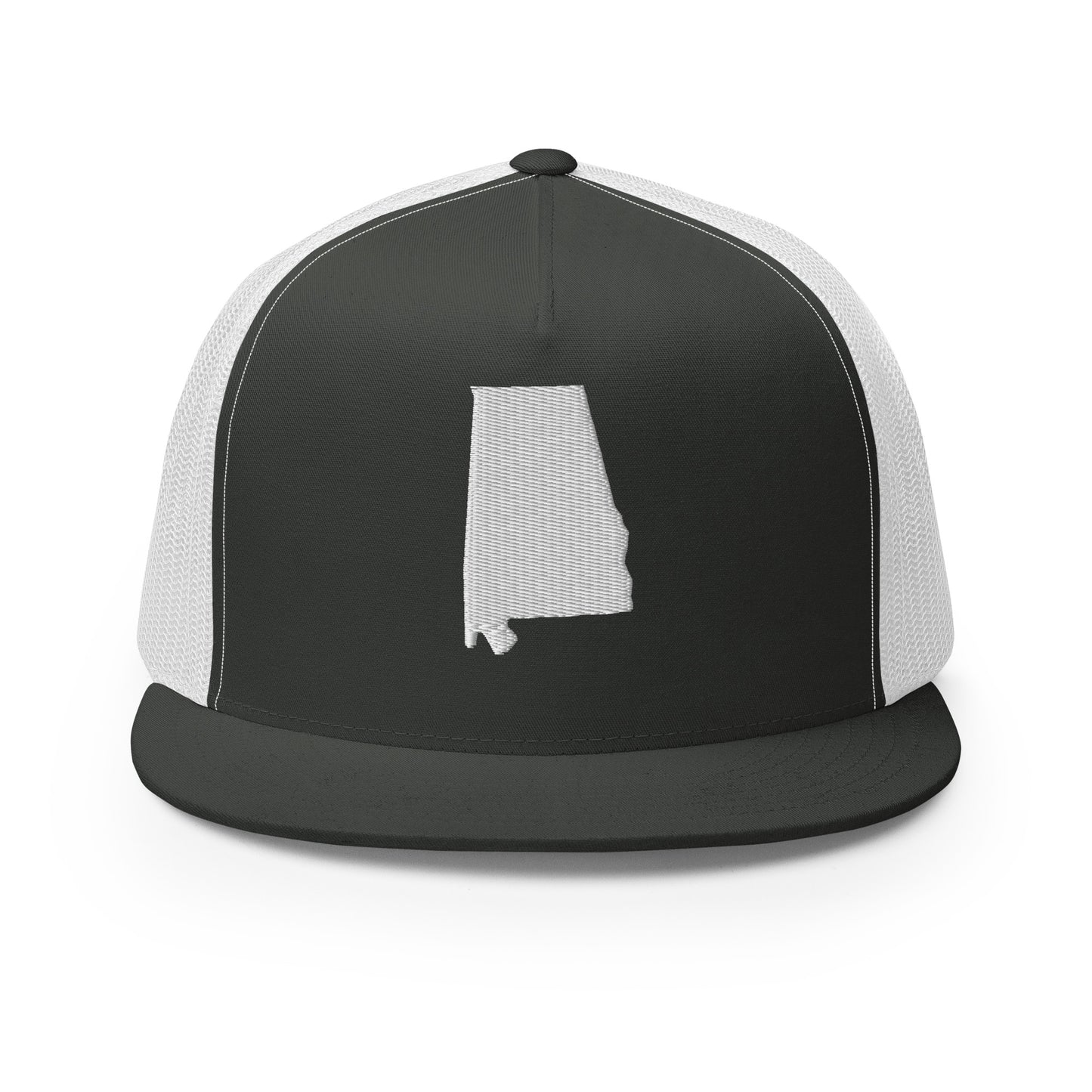 Alabama State Silhouette High 5 Panel A-Frame Snapback Trucker Hat