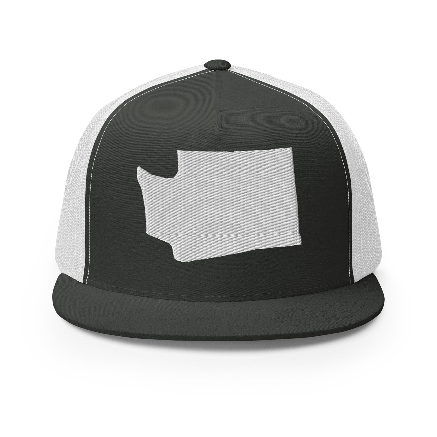 Washington State Silhouette High 5 Panel A-Frame Snapback Trucker Hat