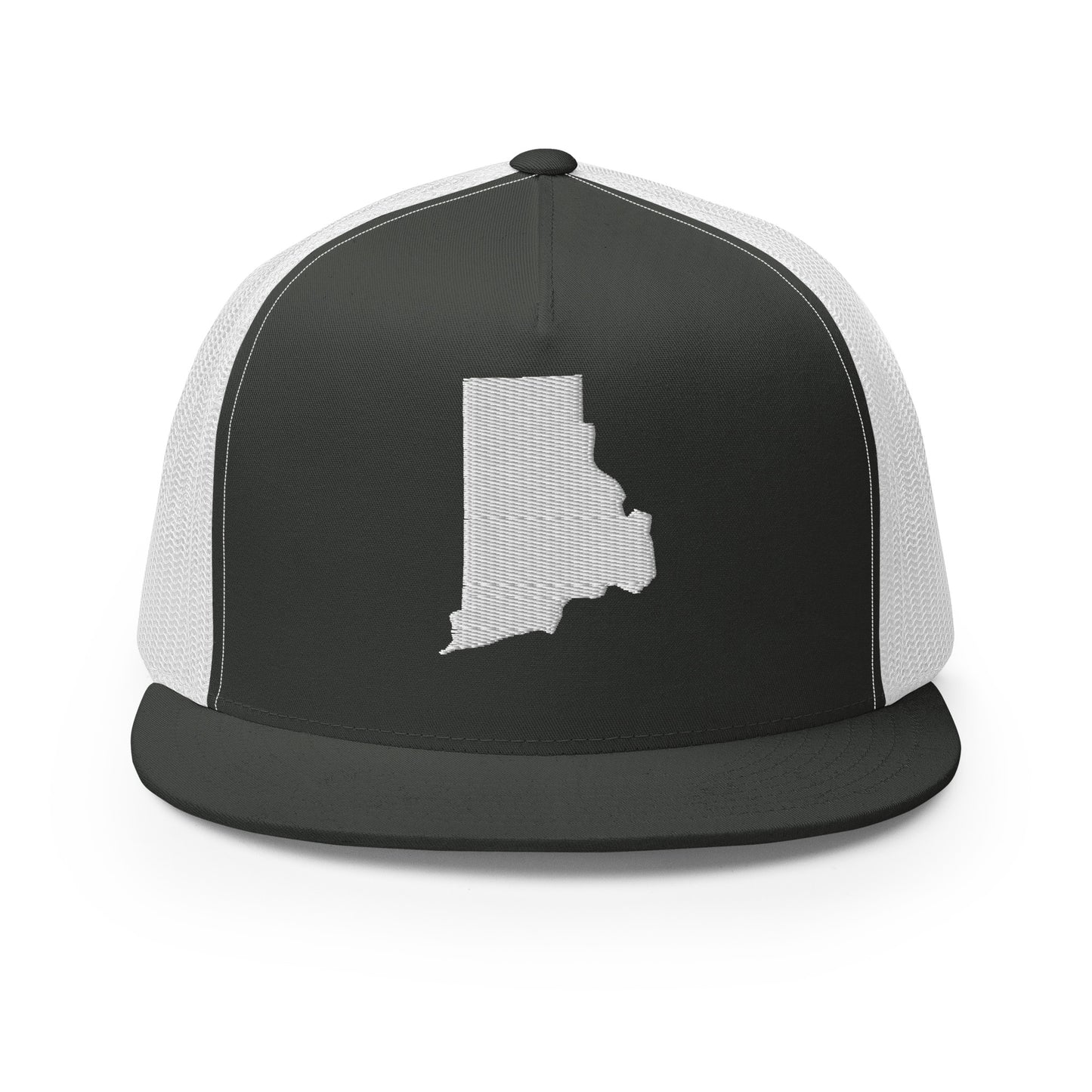 Rhode Island State Silhouette High 5 Panel A-Frame Snapback Trucker Hat