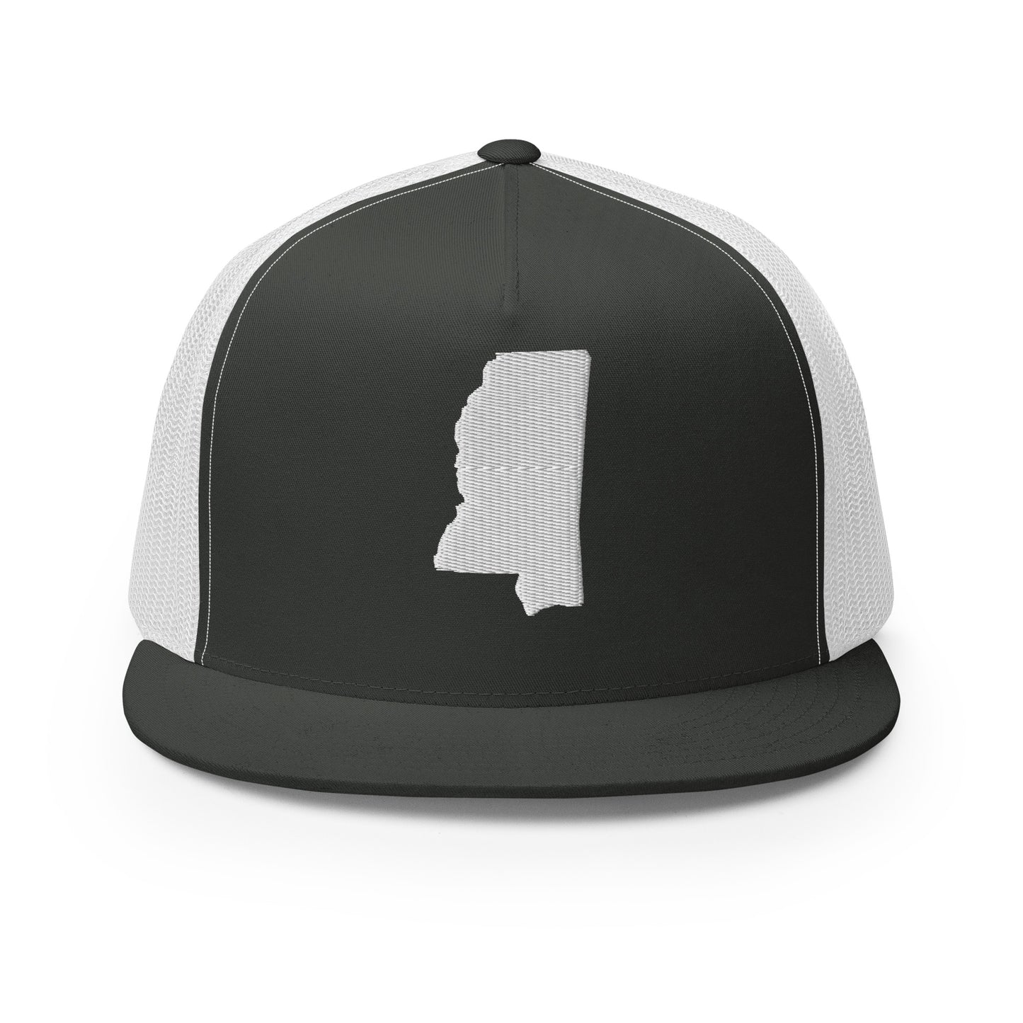 Mississippi State Silhouette High 5 Panel A-Frame Snapback Trucker Hat