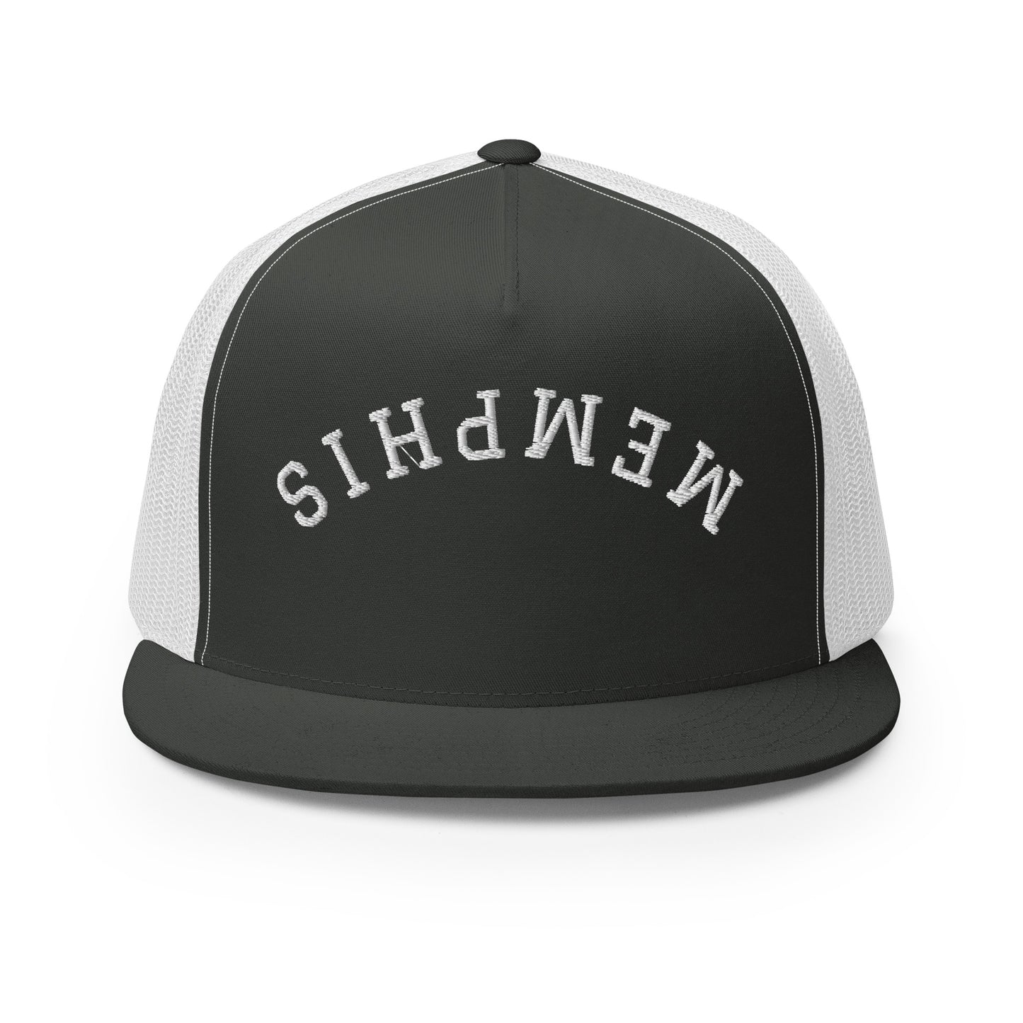 Memphis Upside Down Arch High 5 Panel A-Frame Snapback Trucker Hat