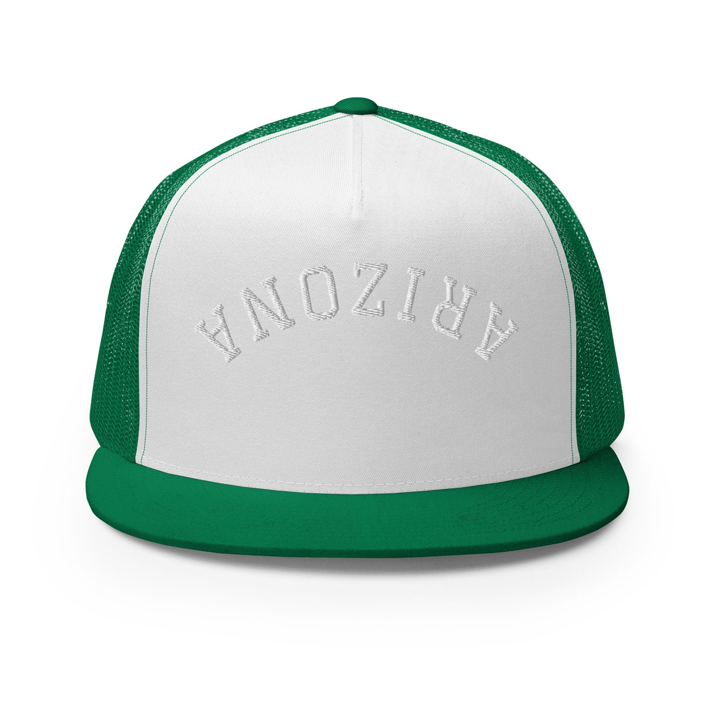 Arizona Upside Down Arch High 5 Panel A-Frame Snapback Trucker Hat