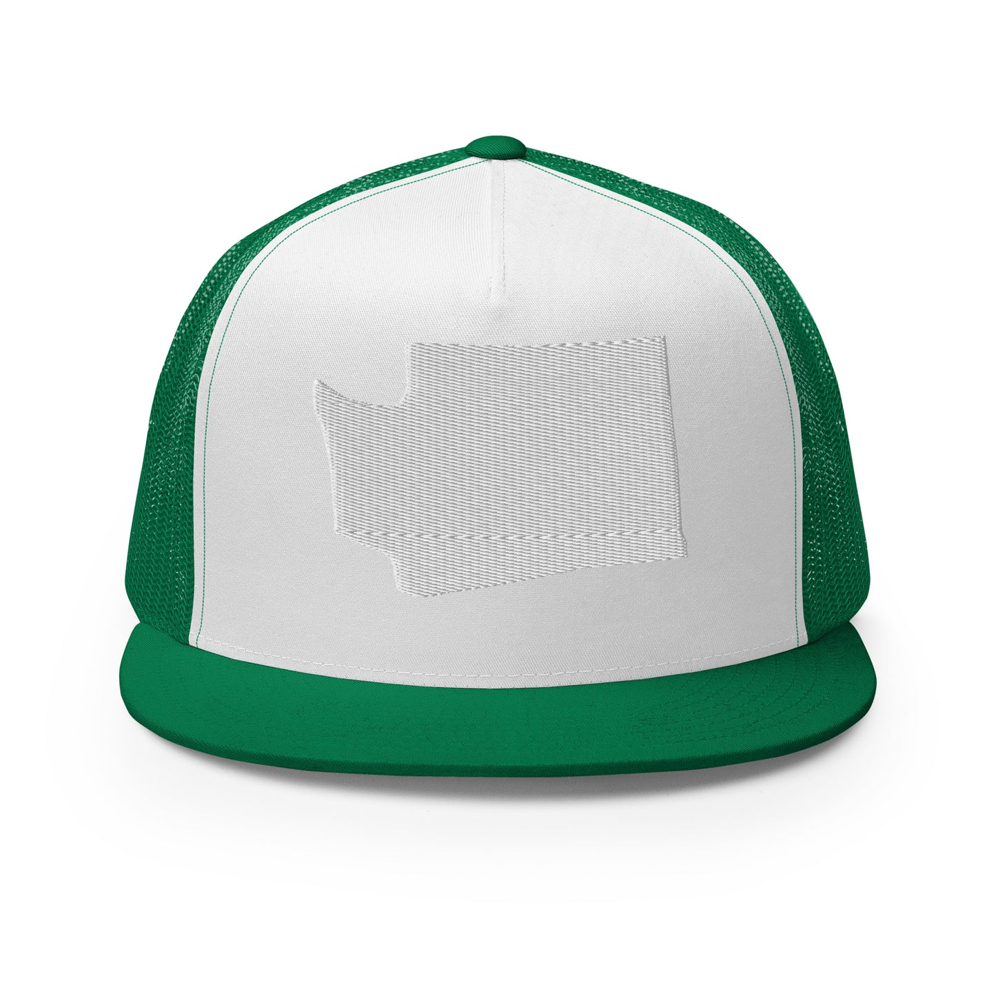 Washington State Silhouette High 5 Panel A-Frame Snapback Trucker Hat