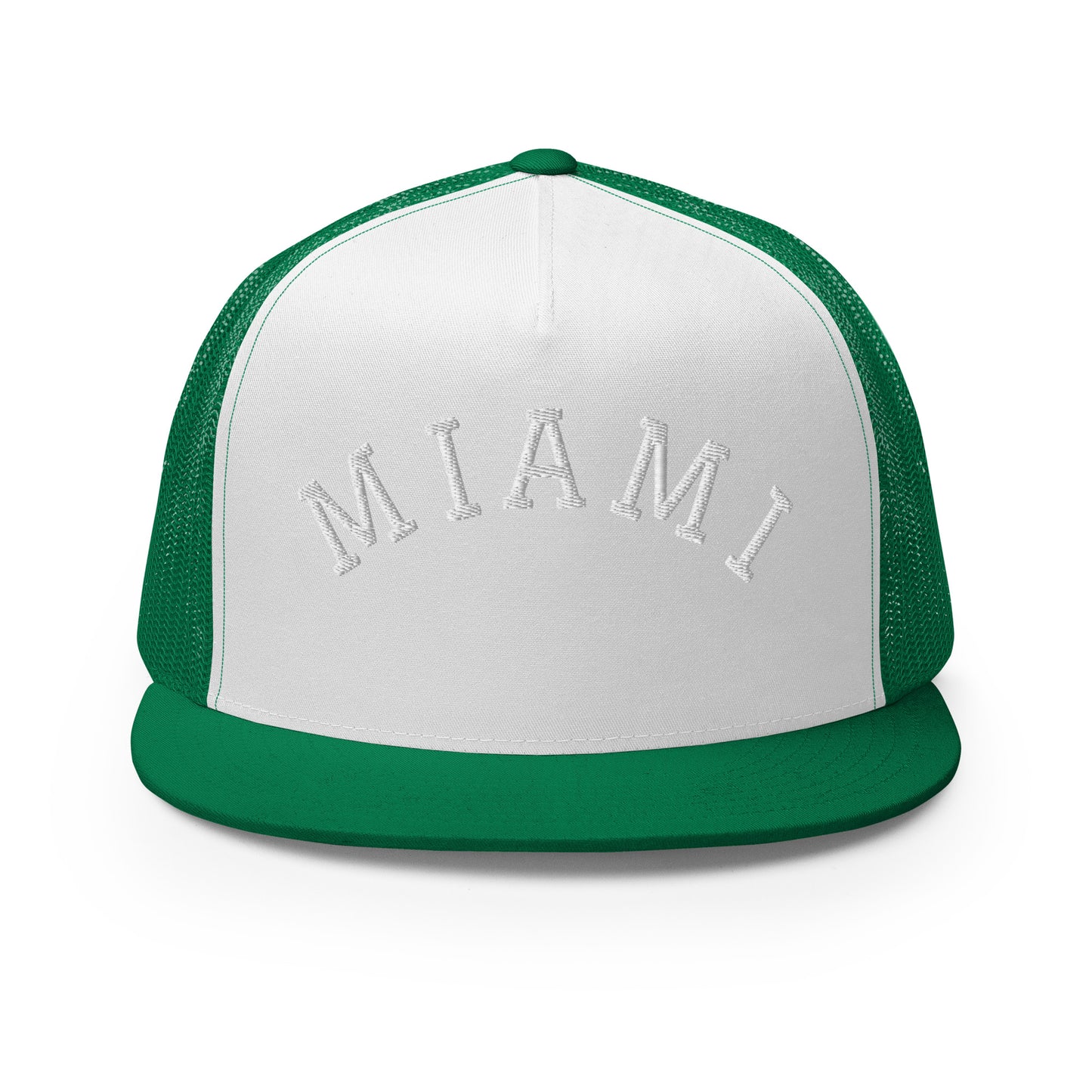 Miami Arch High 5 Panel A-Frame Snapback Trucker Hat
