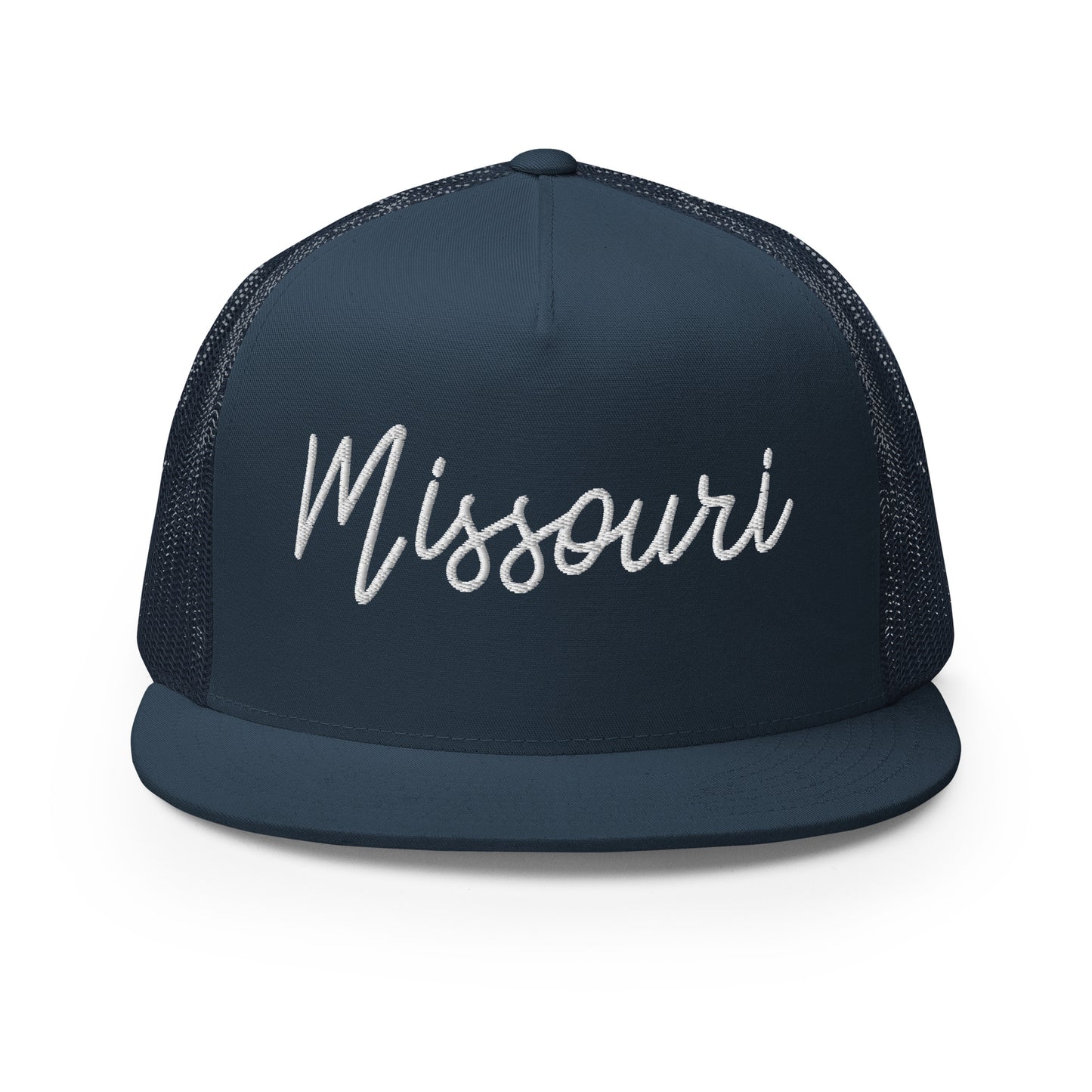 Missouri Retro Script High 5 Panel A-Frame Snapback Trucker Hat