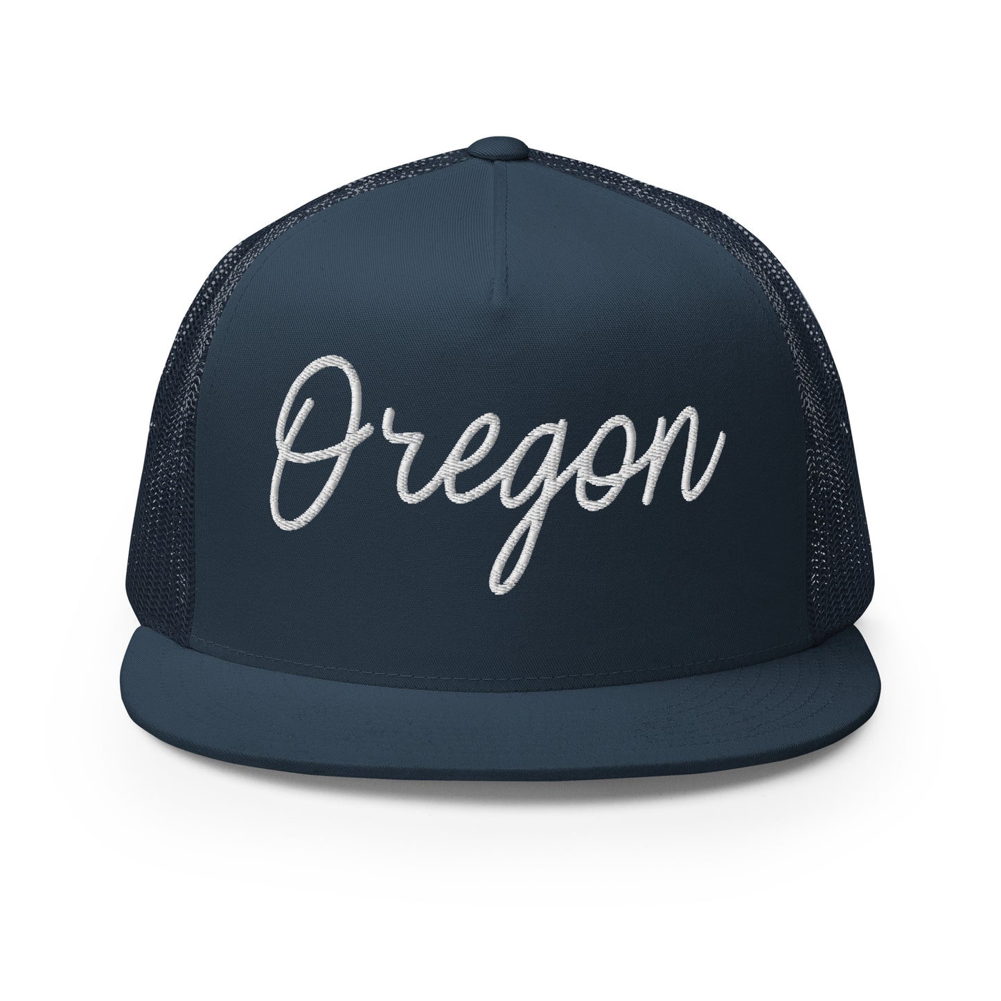 Oregon Retro Script High 5 Panel A-Frame Snapback Trucker Hat