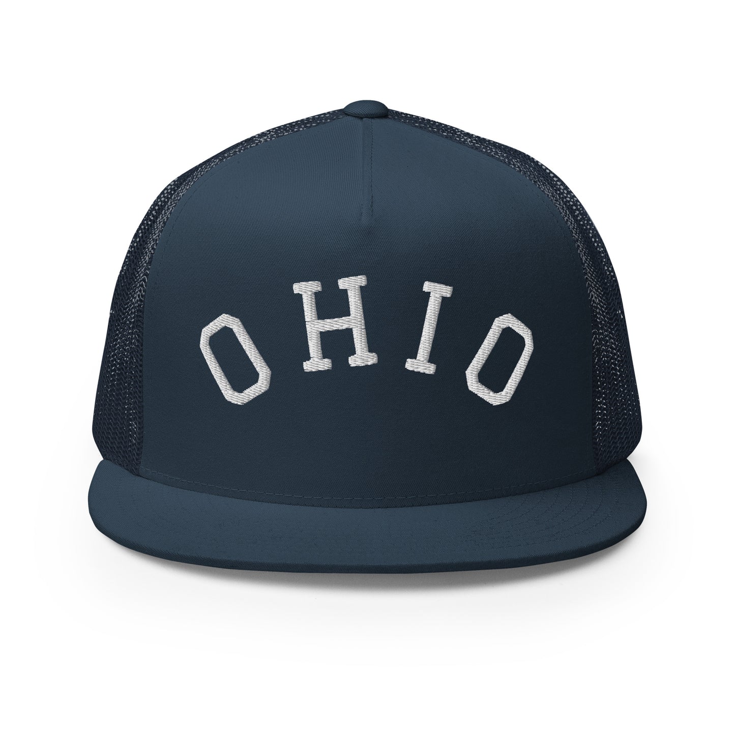 Ohio Arch High 5 Panel A-Frame Snapback Trucker Hat