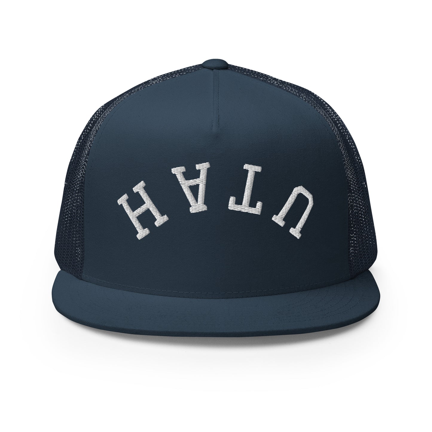 Utah Upside Down Arch High 5 Panel A-Frame Snapback Trucker Hat